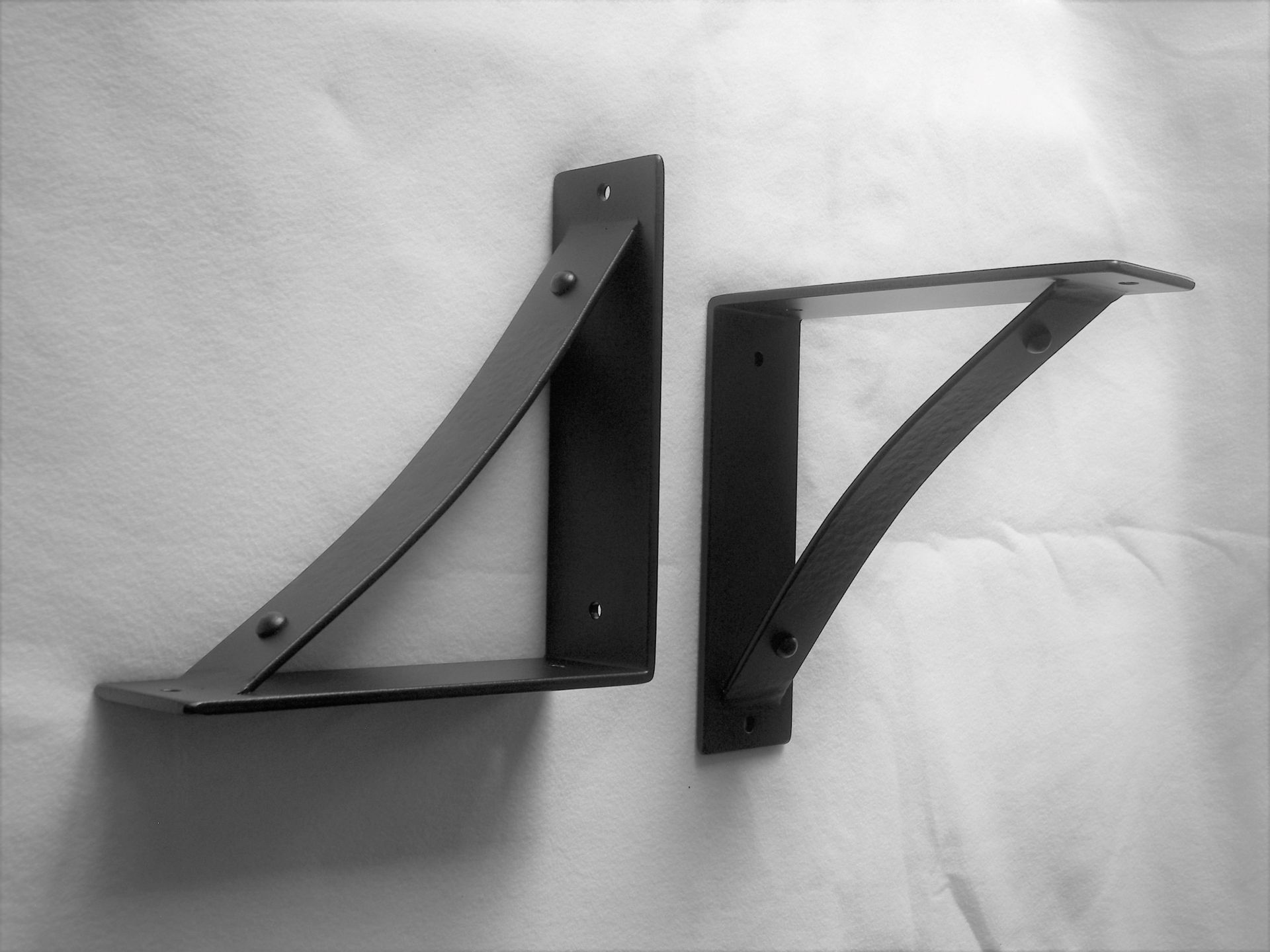 Wrought Iron Mantel Bracket/Corbel; Rustic Farmhouse Heavy-Duty Shelf Brackets 5