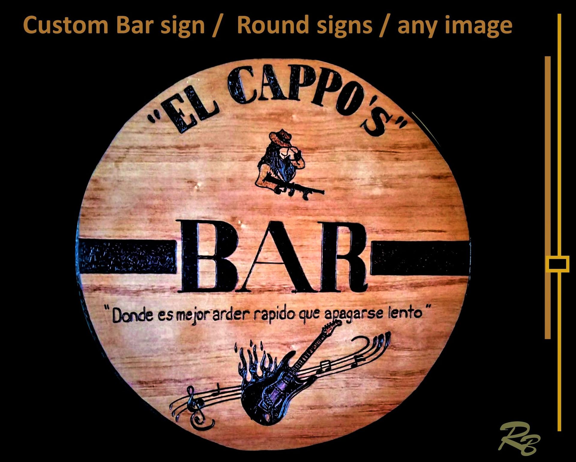 Custom signs, Bar Sign, Art, Custom, Any Logo, Image And Words, 2 Ft By 2 Ft 4 