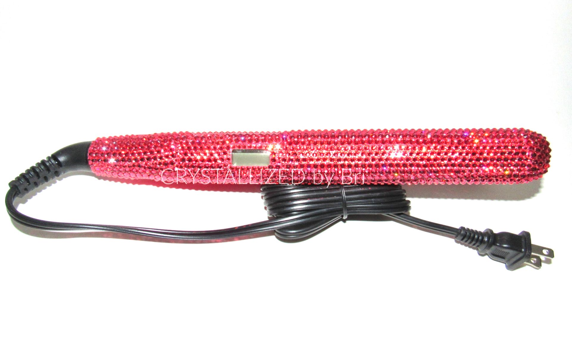Crystallized Flat Iron Hair Straightener Styling Bling Genuine European Crystals Bedazzled 2