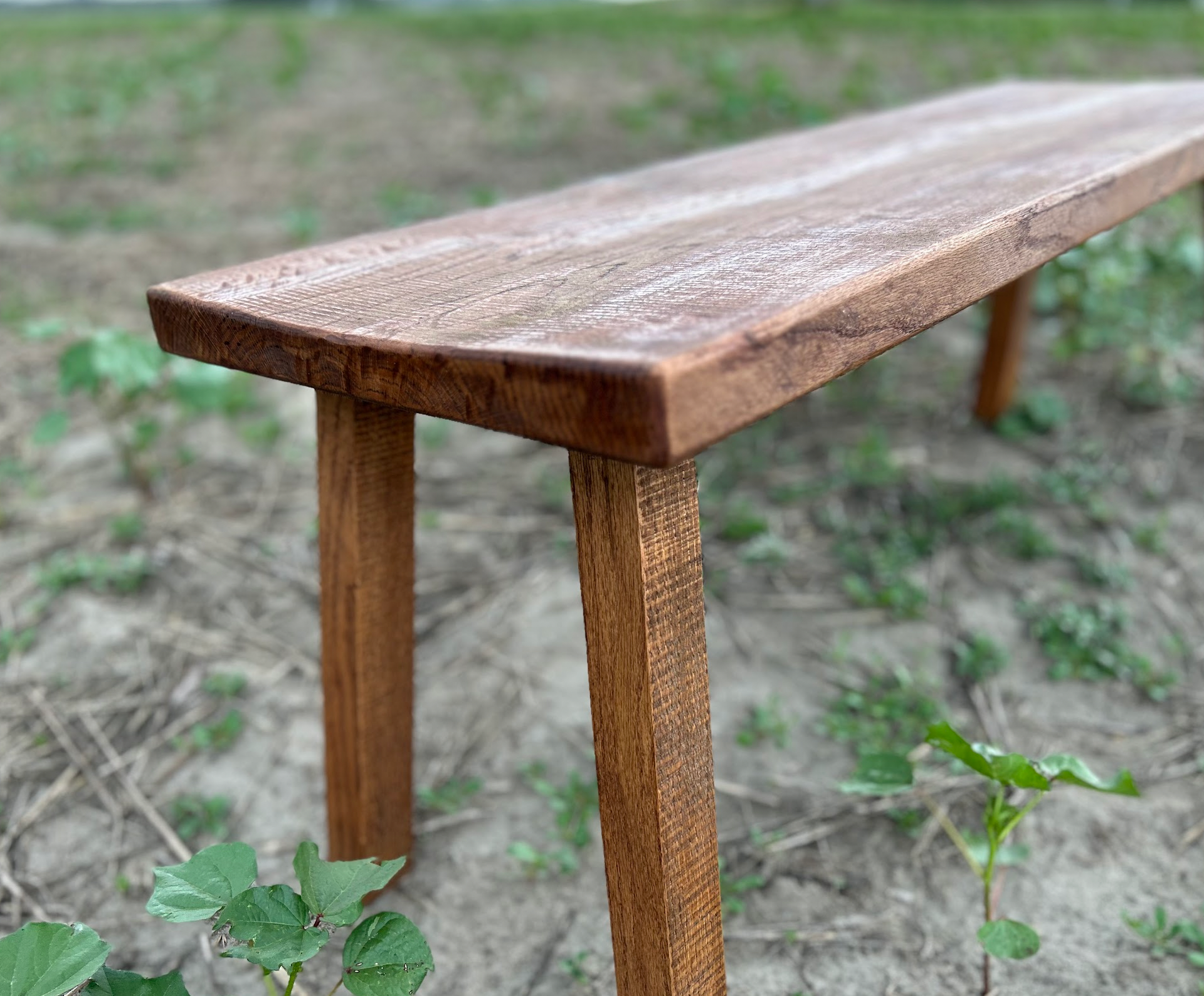 Rustic Reclaimed Bench 2