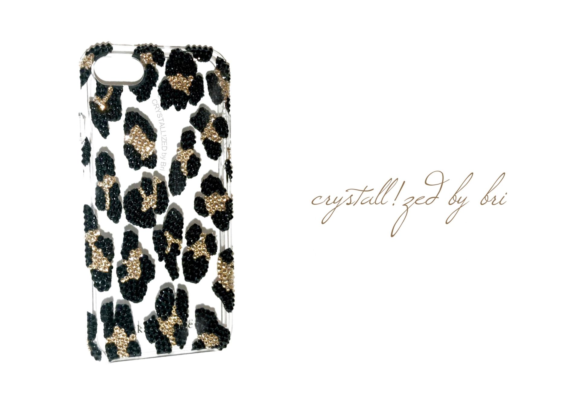 Custom Design Crystallized Iphone Case Any Cell Phone Bling Genuine European Crystals Bedazzled 3