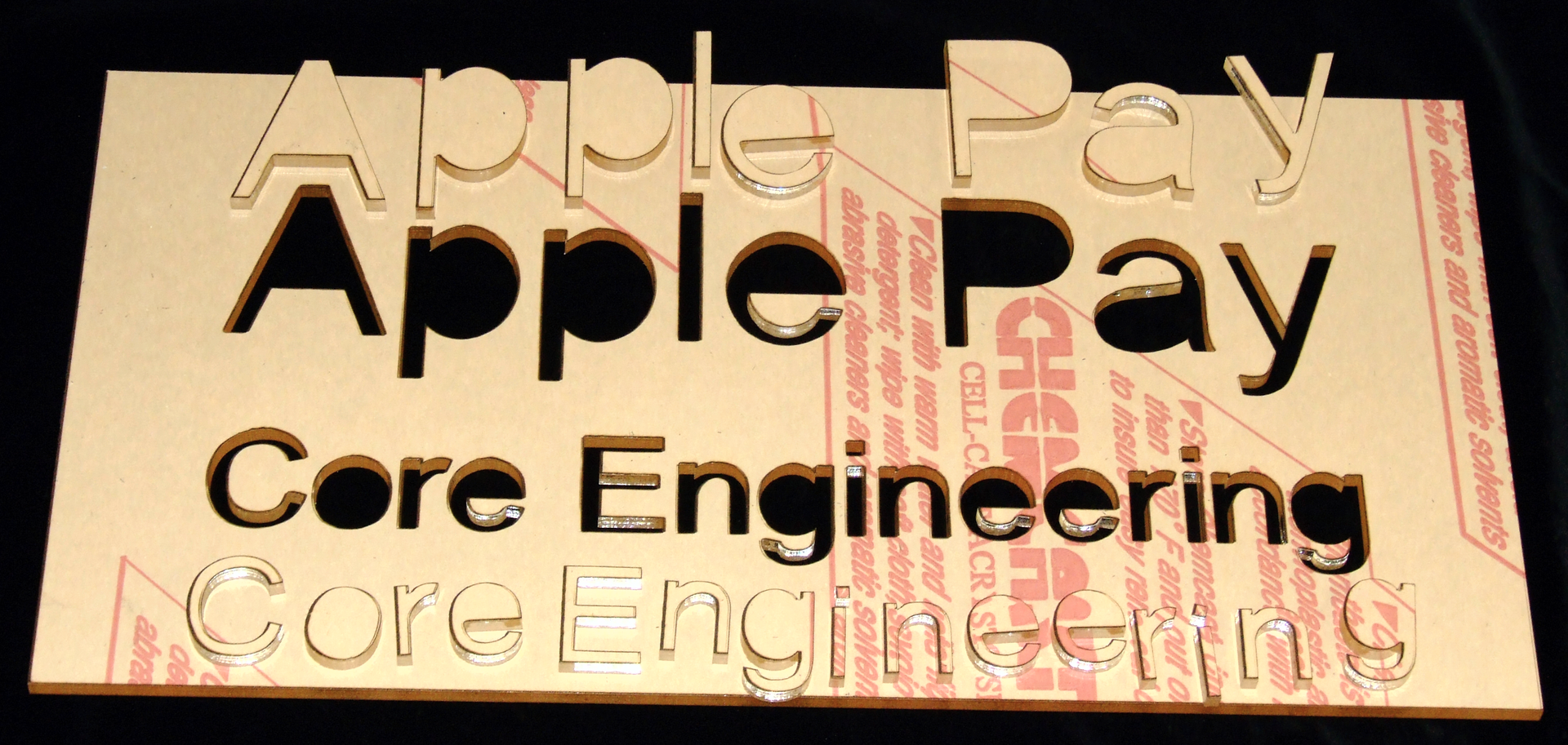 Acrylic Router Templates 4 