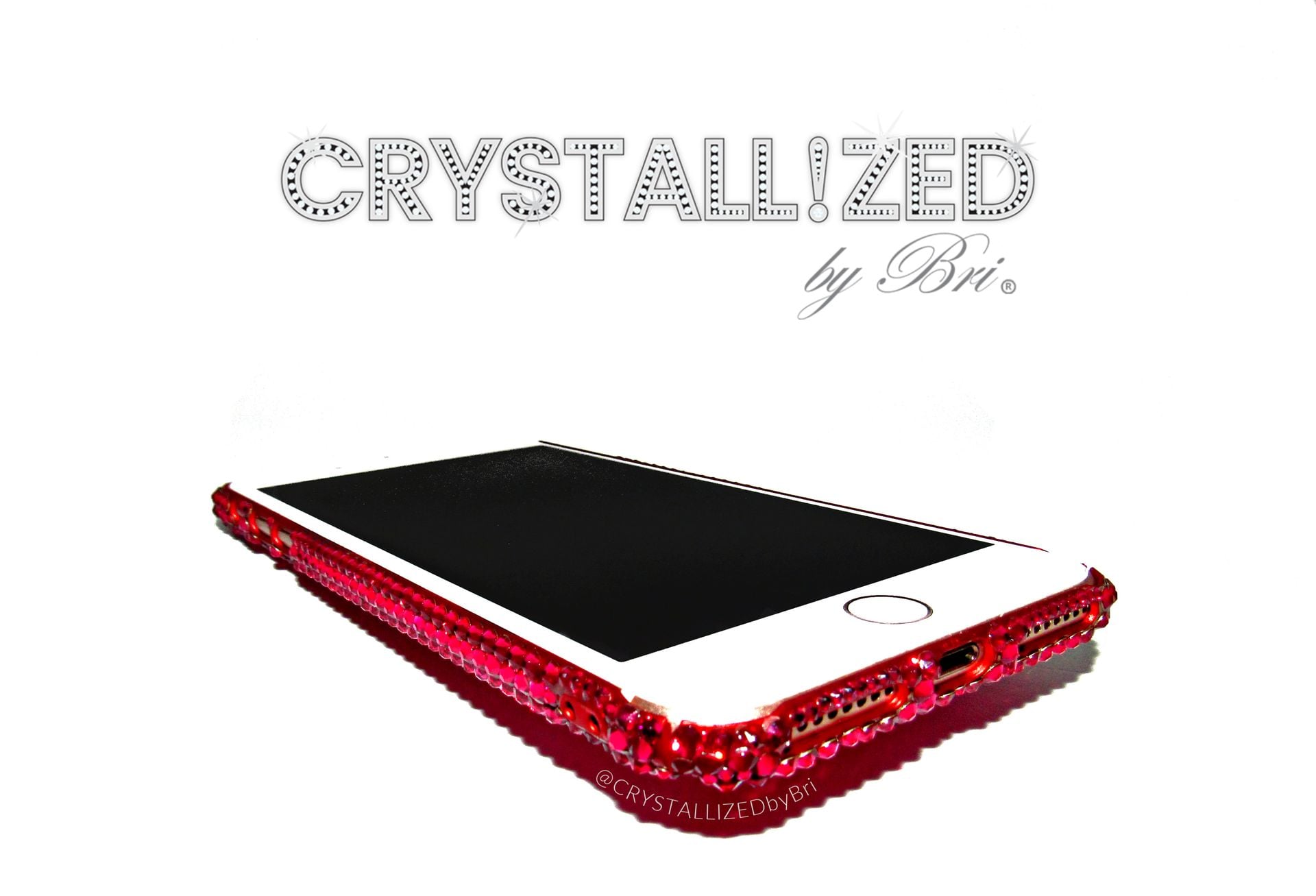 Custom Crystallized Iphone Case Any Model Cell Phone Bling Genuine European Crystals Bedazzled 2
