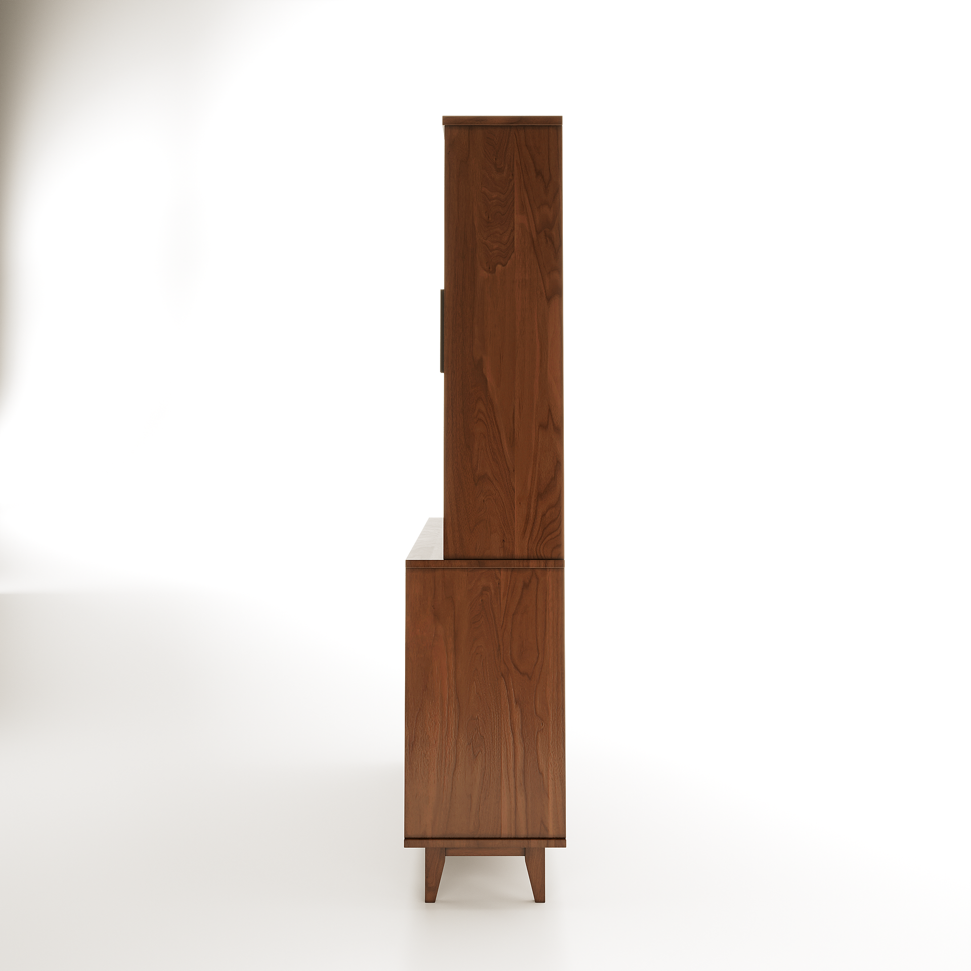 Wooden Country Buffet And Hutch 4 