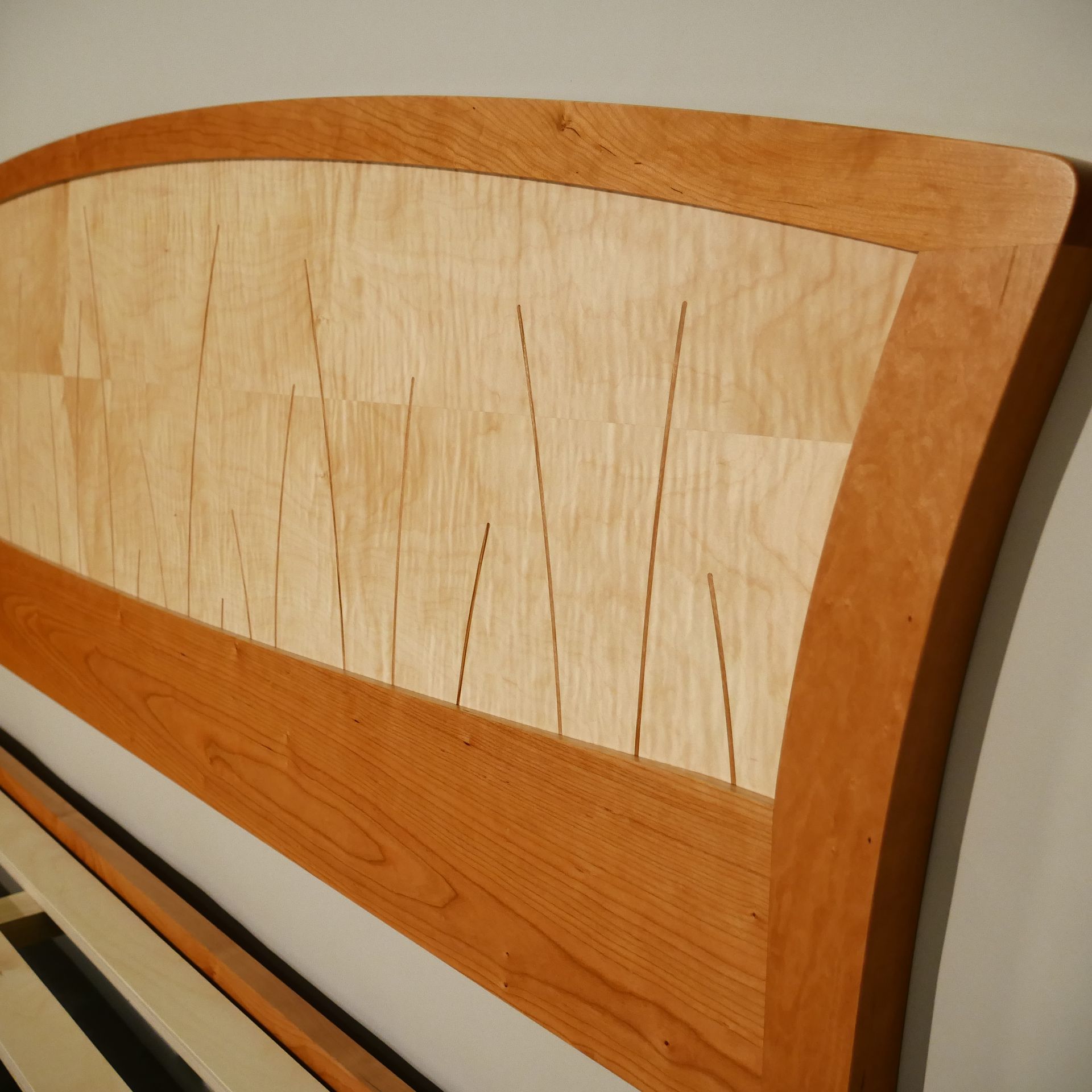 King Size Bed Frame, King Size Headboard, Platform Bed, Handmade Wood Bed, 3 