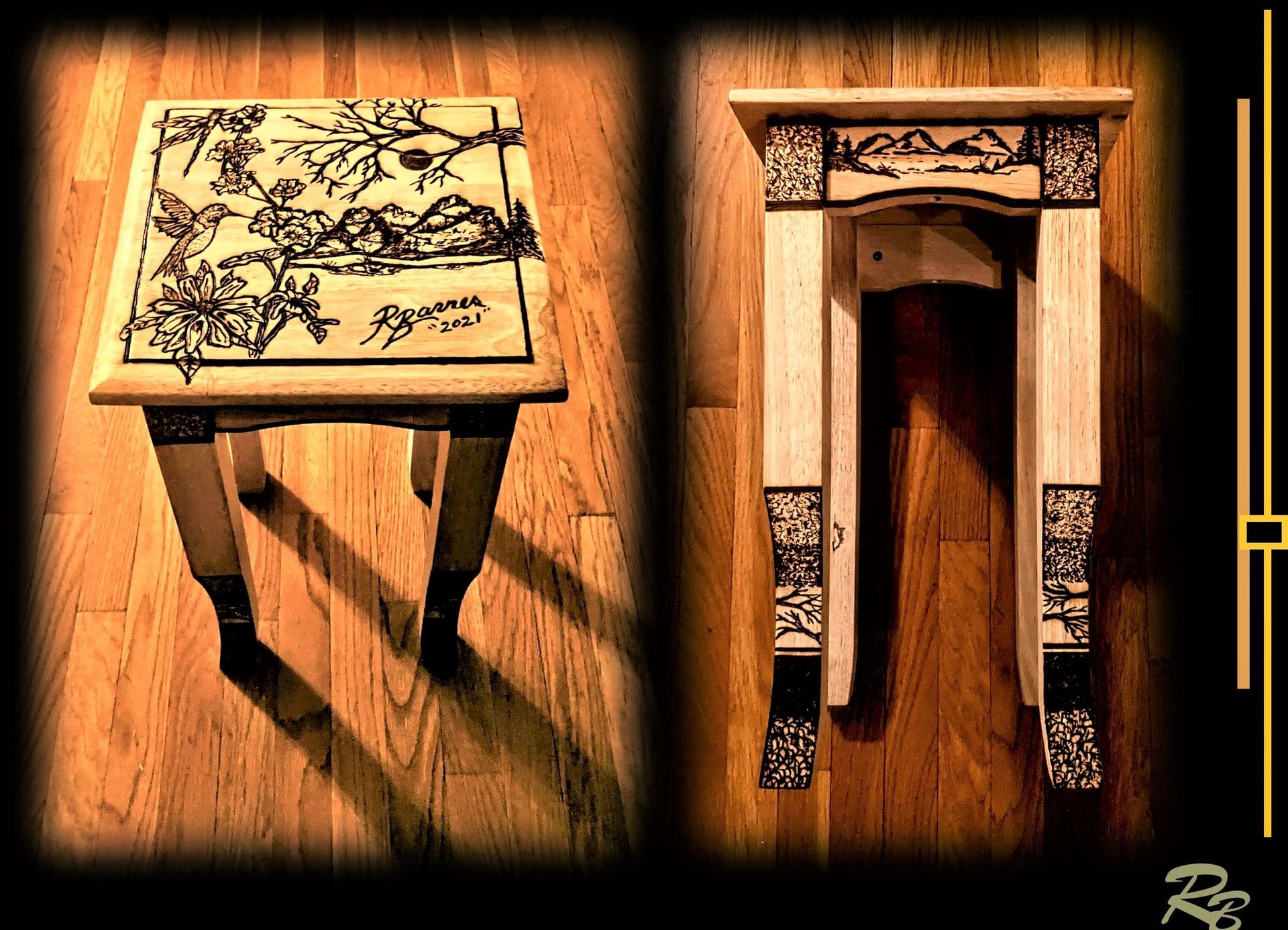 Tea Table, Side Table, Accent Table, End Table
