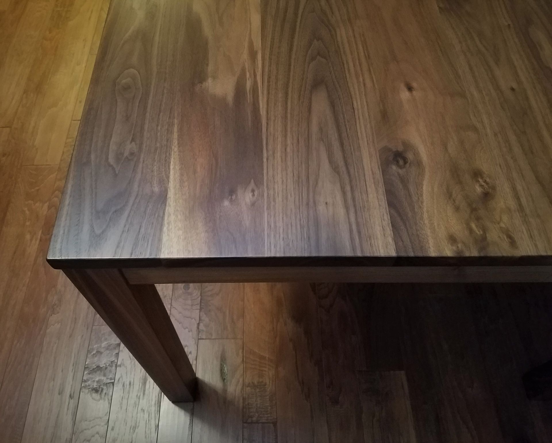 Walnut Parsons Dining Table - Cherry Option