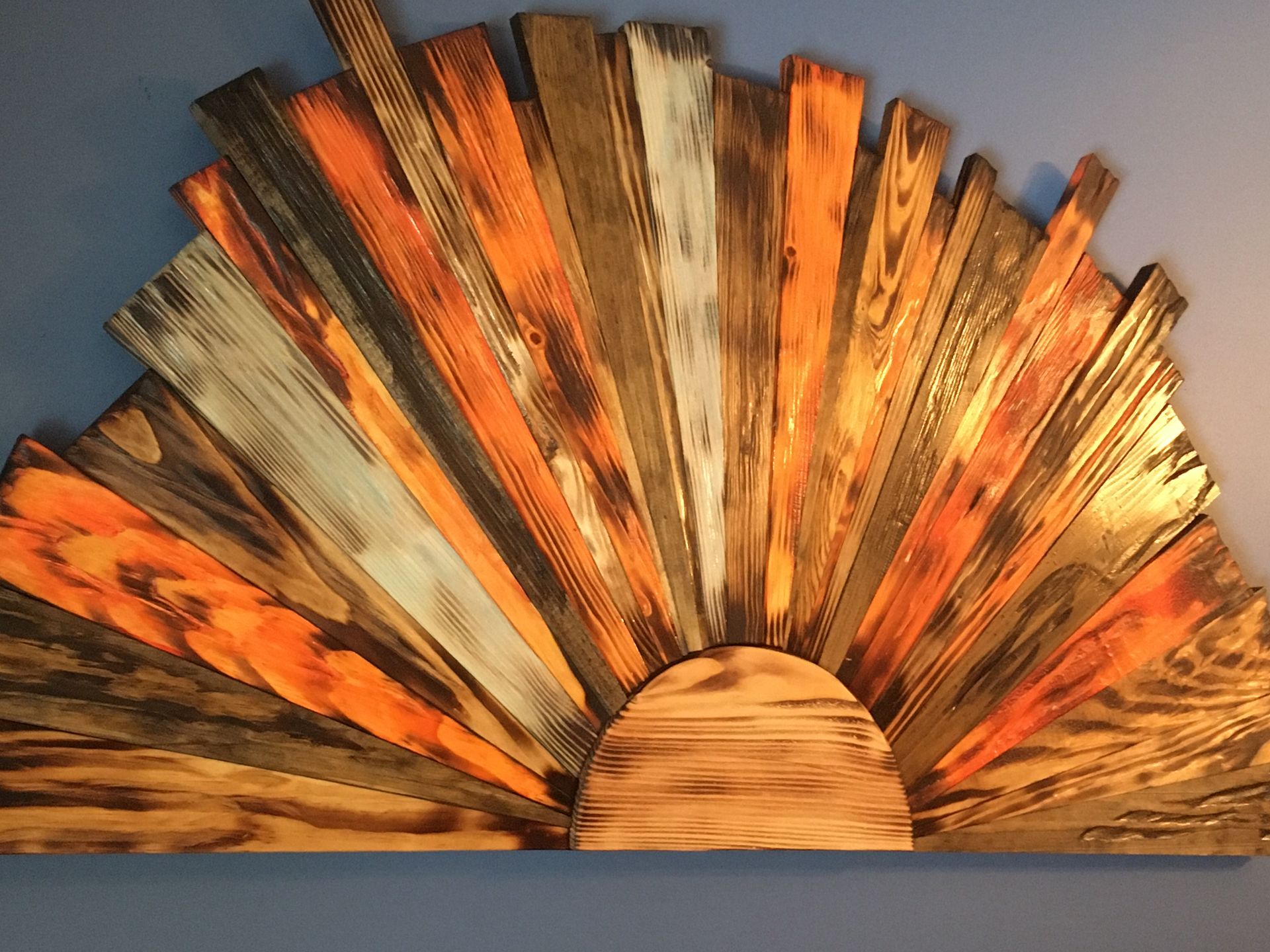 Rustic Wall Decor Sunburst Design 2 