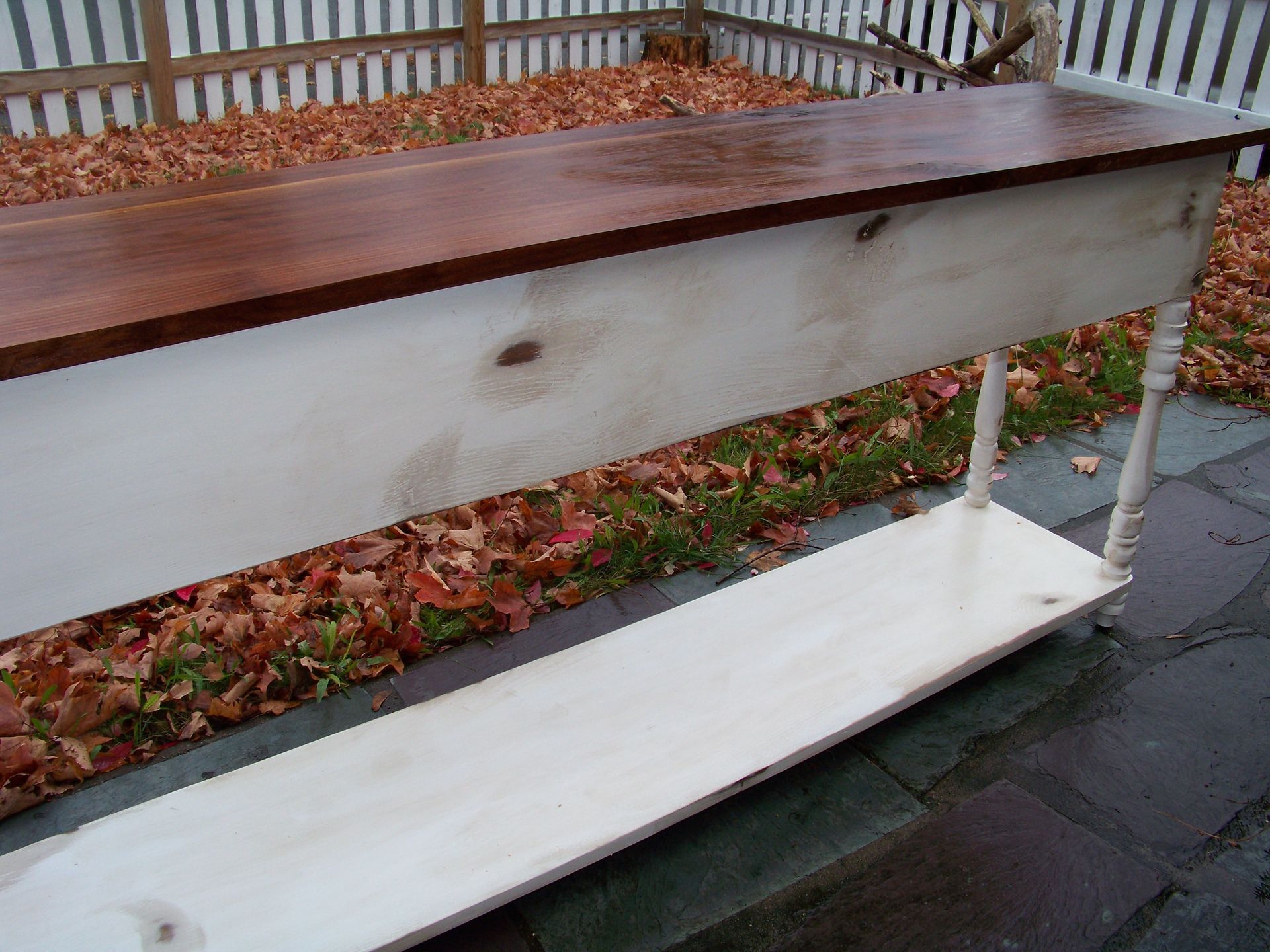 Reclaimed Distressed Console Table 4