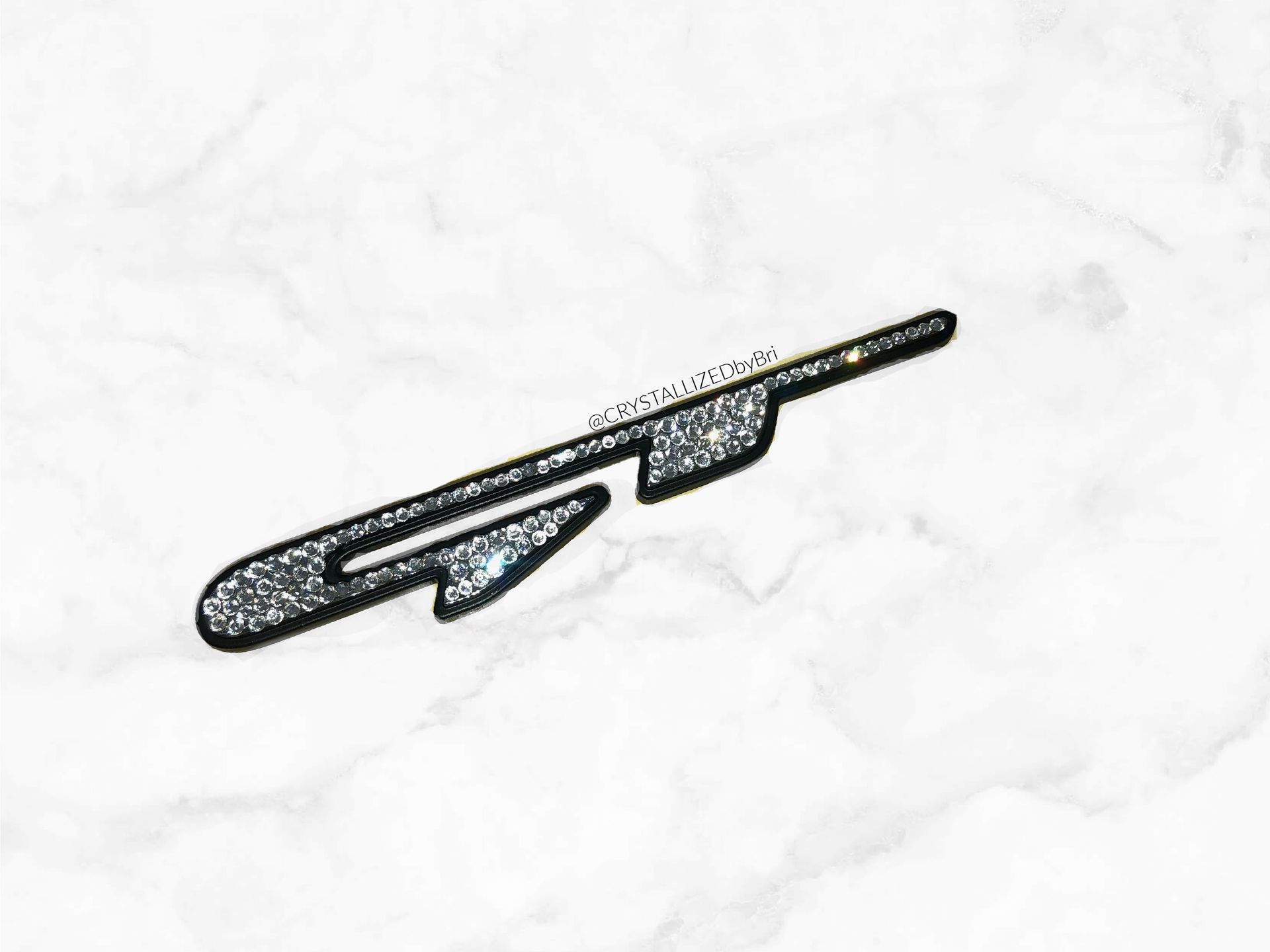 Kia Stinger Gt Crystallized Car Emblem Bling Genuine European Crystals Bedazzled 1