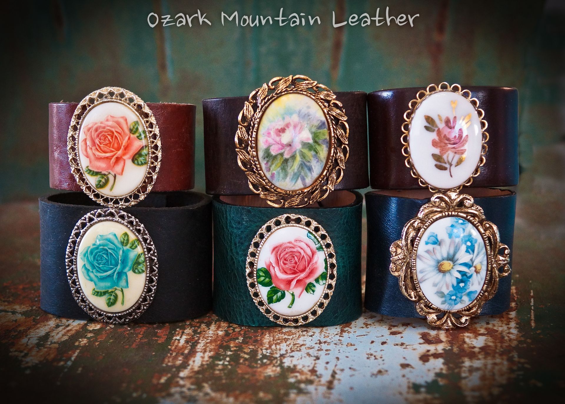 Transform A Vintage Brooch Into A Leather Cuff