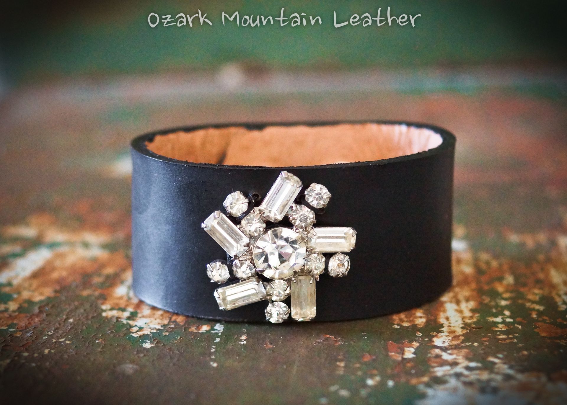 Transform A Vintage Brooch Into A Leather Cuff 3 