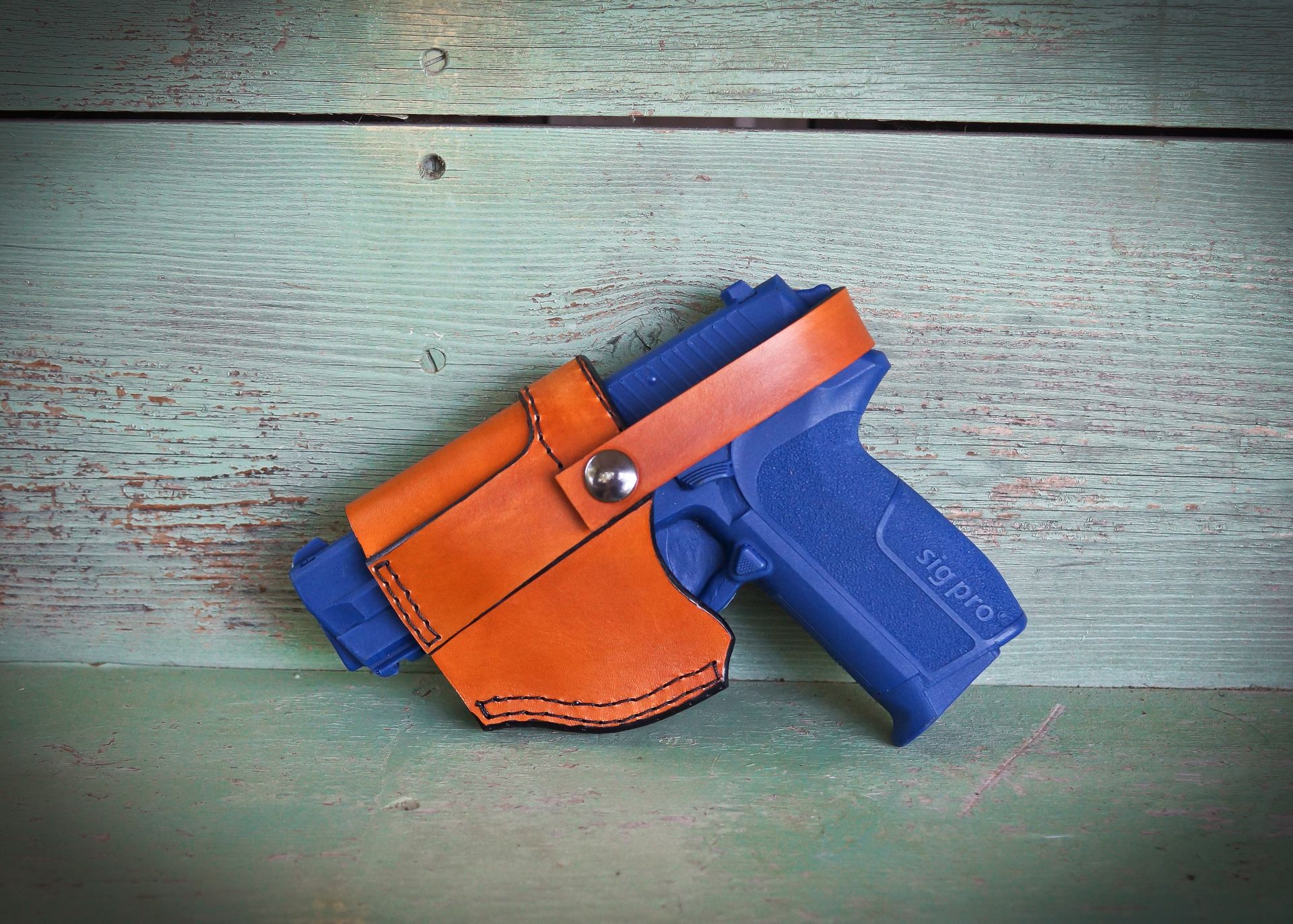 A Slide Holster For A Ruger Blackhawk 6