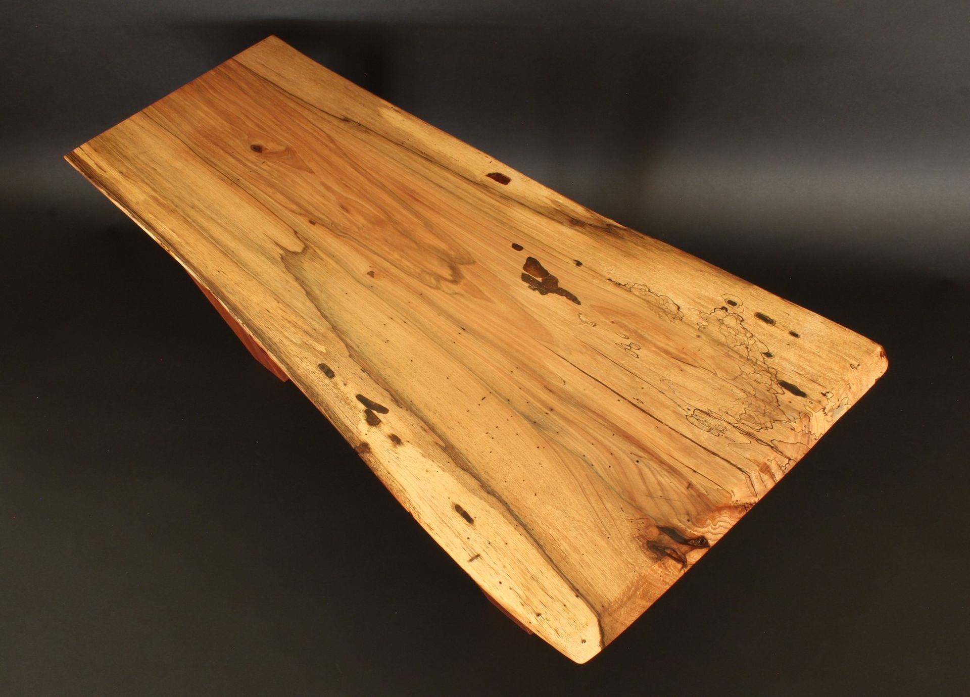Spalted Maple Slab Coffee Table On Sapele Legs 5 