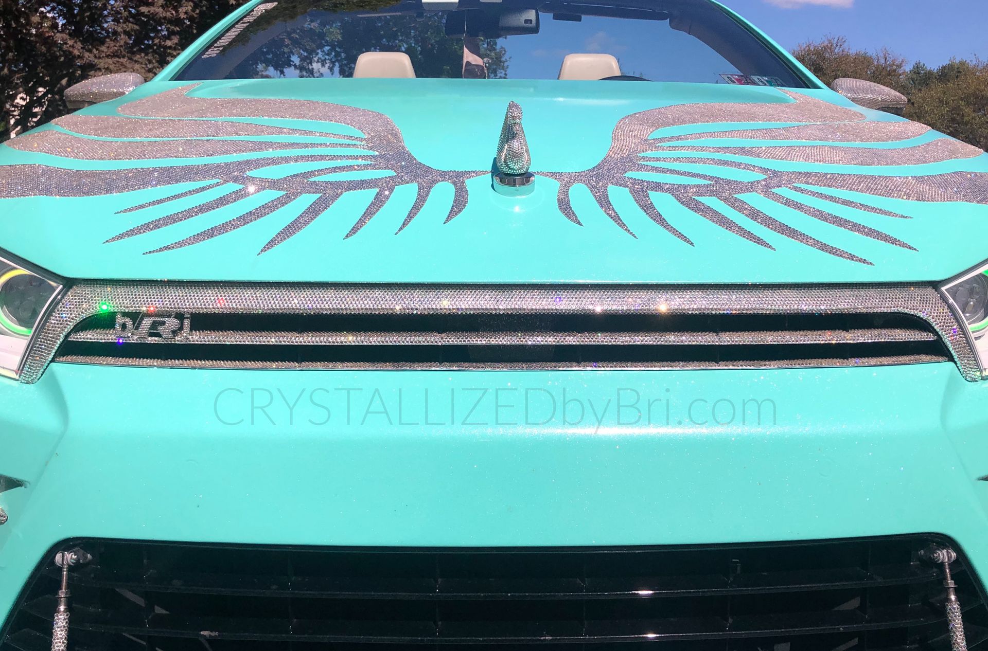 Custom Grille Crystallized Car Bling Genuine European Crystals Bedazzled 2