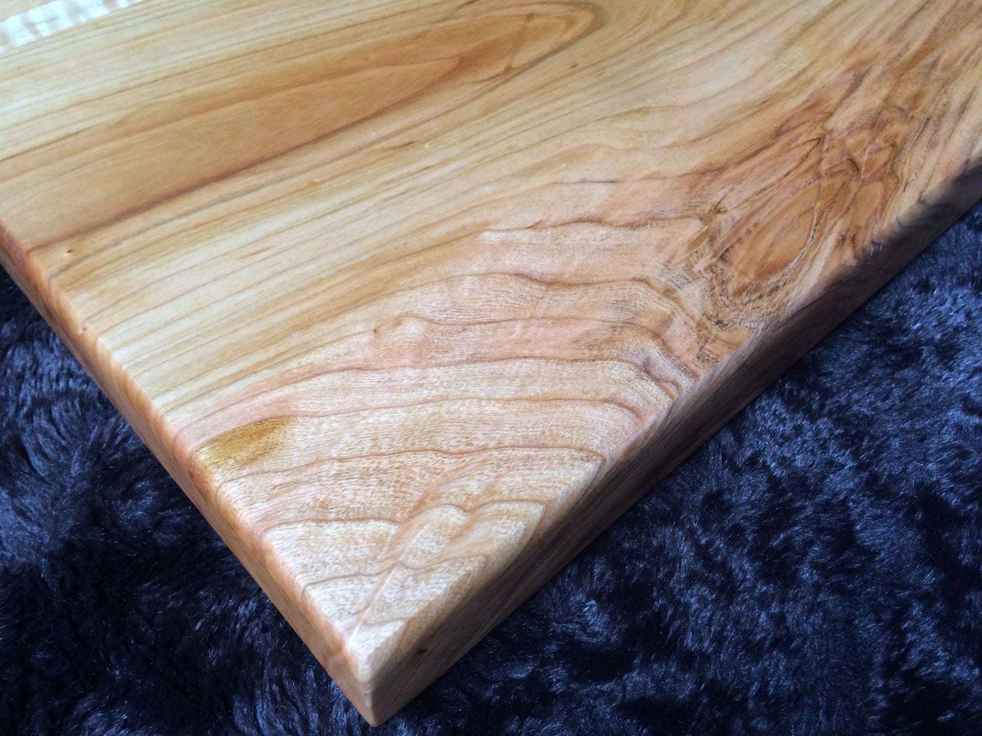 Cherry Butcher Block With Tiger Maple Accent 3 