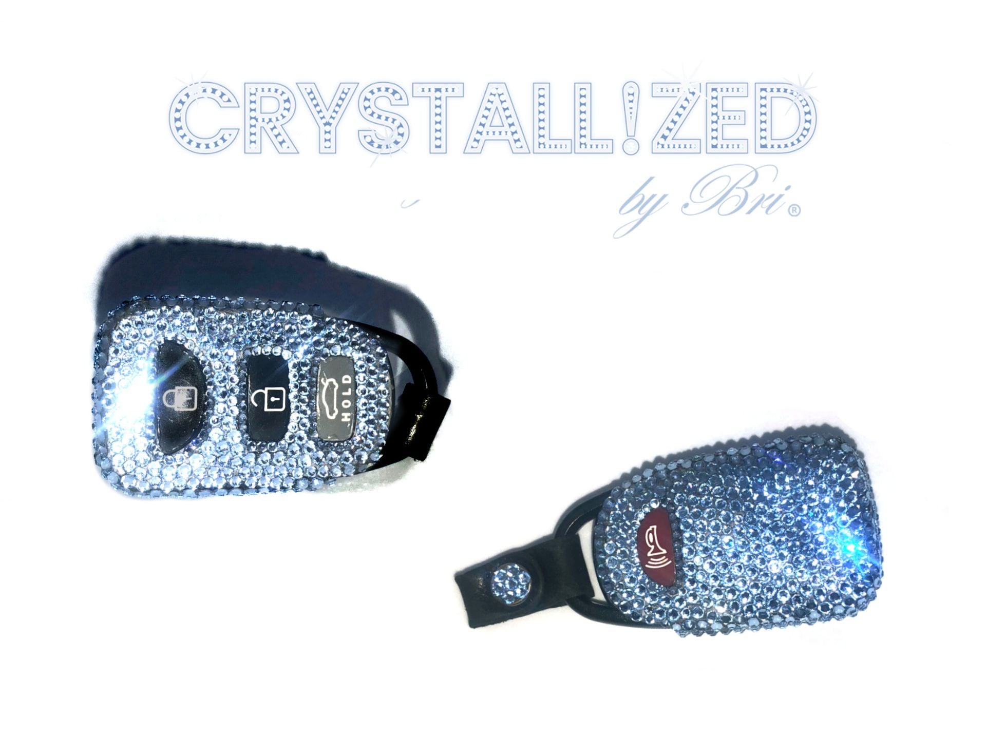 Crystallized Car Key Bling Bedazzled Genuine European Crystals Lexus Vw Mercedes Bmw 4