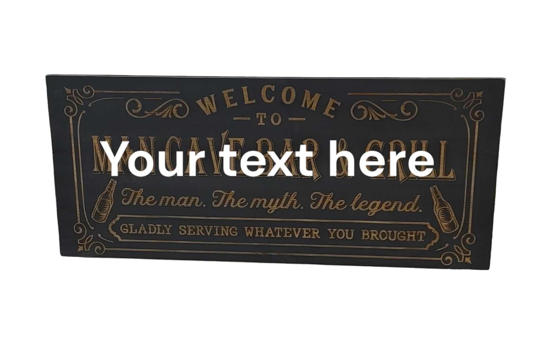 Wall Sign, Four Sizes- 5.5"X12" $25.50, 7.5"X16.5" $42.00, 9.5"X21" $58.50, 11.5"X26" $75.00 2 