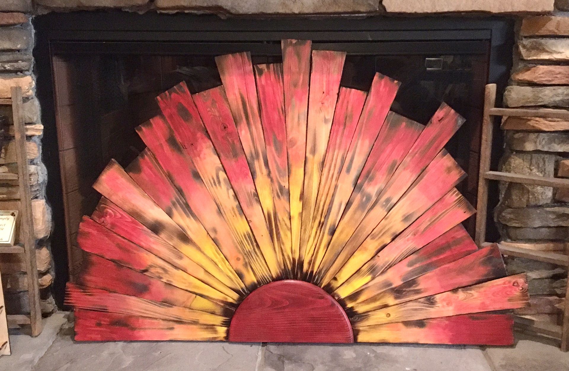 Rustic Wall Decor Sunburst Design 3 