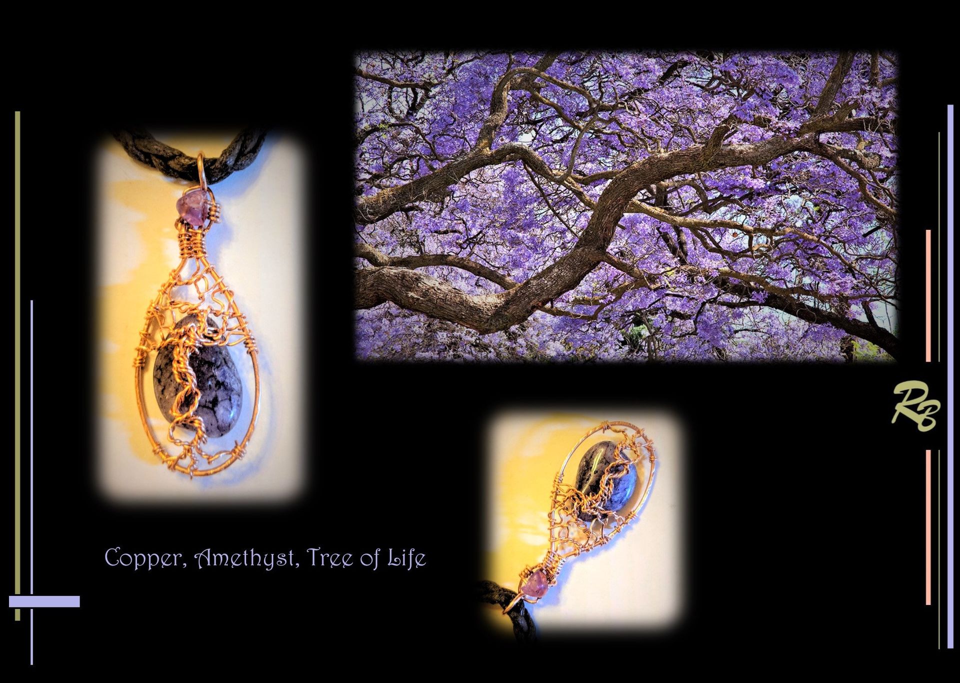 Necklace, Copper, Gemstone, Wife, Gift, Mother, Daughter, Tree Of Life