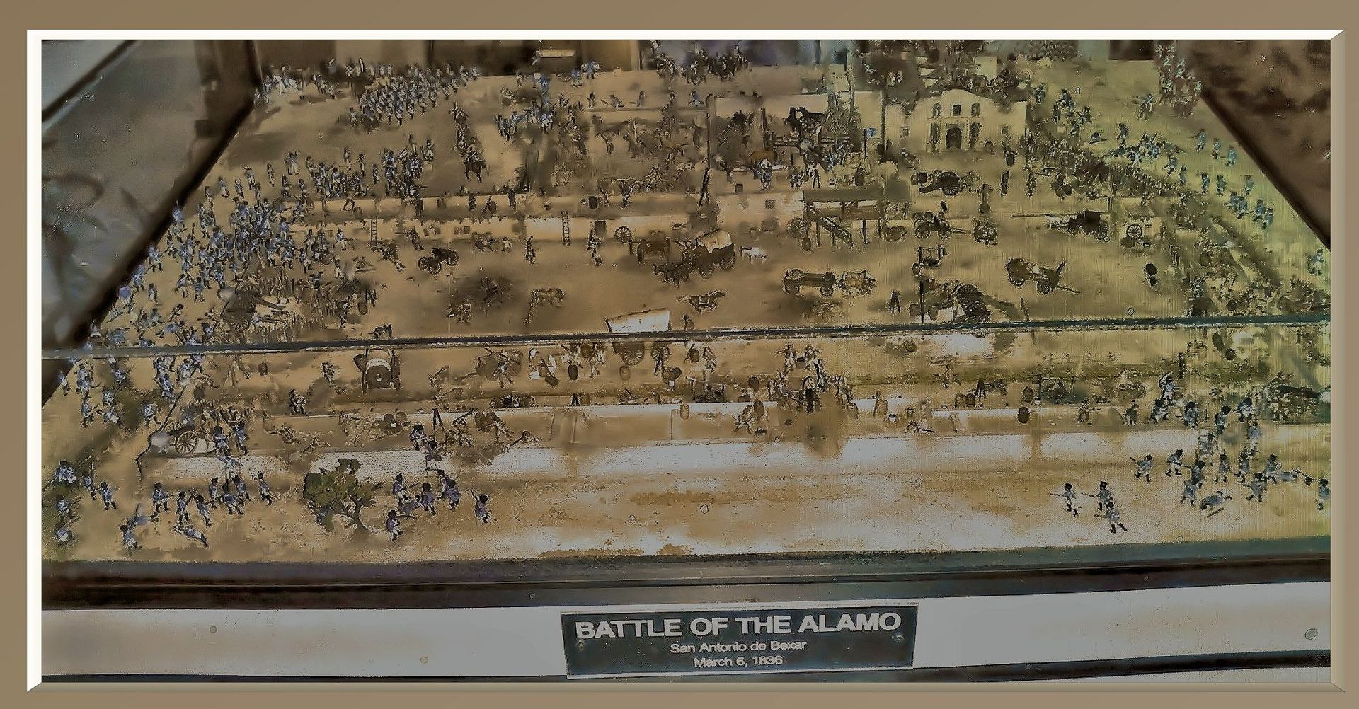 Scale Model Of The Battle Of The Alamo