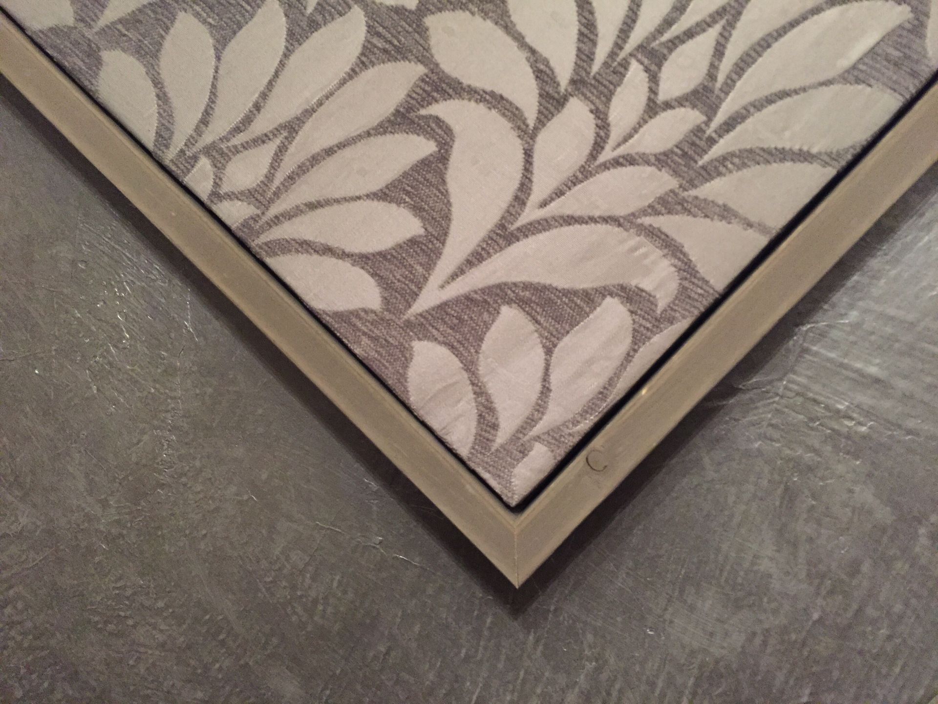 Custom Framed Fabric Wall Art / Wall Hanging | Handcrafted | 2 Piece Set 3