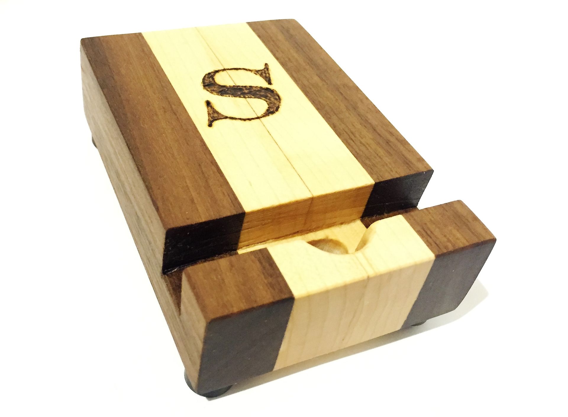 Iphone Dock | Smart Phone | Wood Stand Phone Docking Station | Charging Station | Handcrafted 2