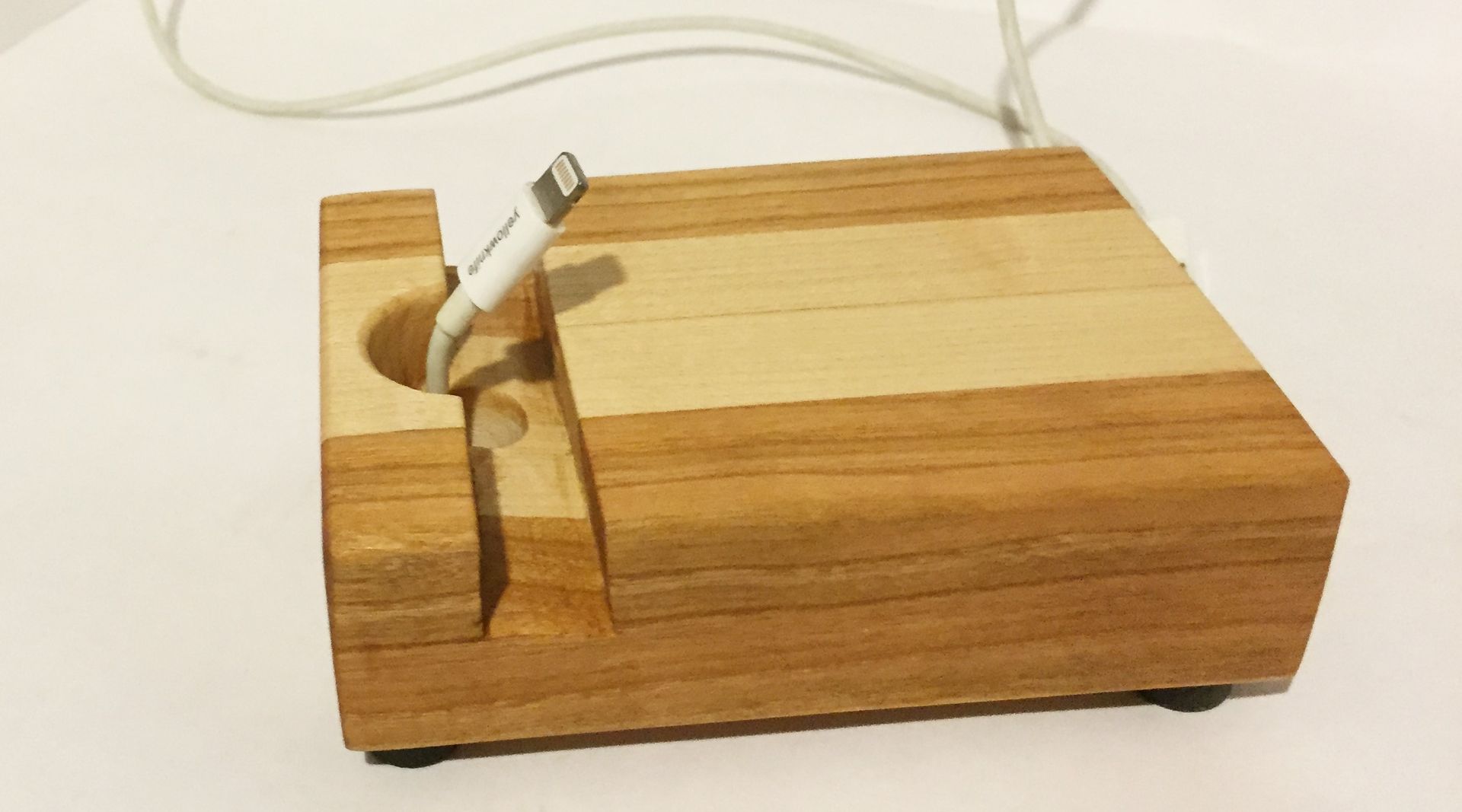 Iphone Dock | Smart Phone | Wood Stand Phone Docking Station | Charging Station | Handcrafted 3