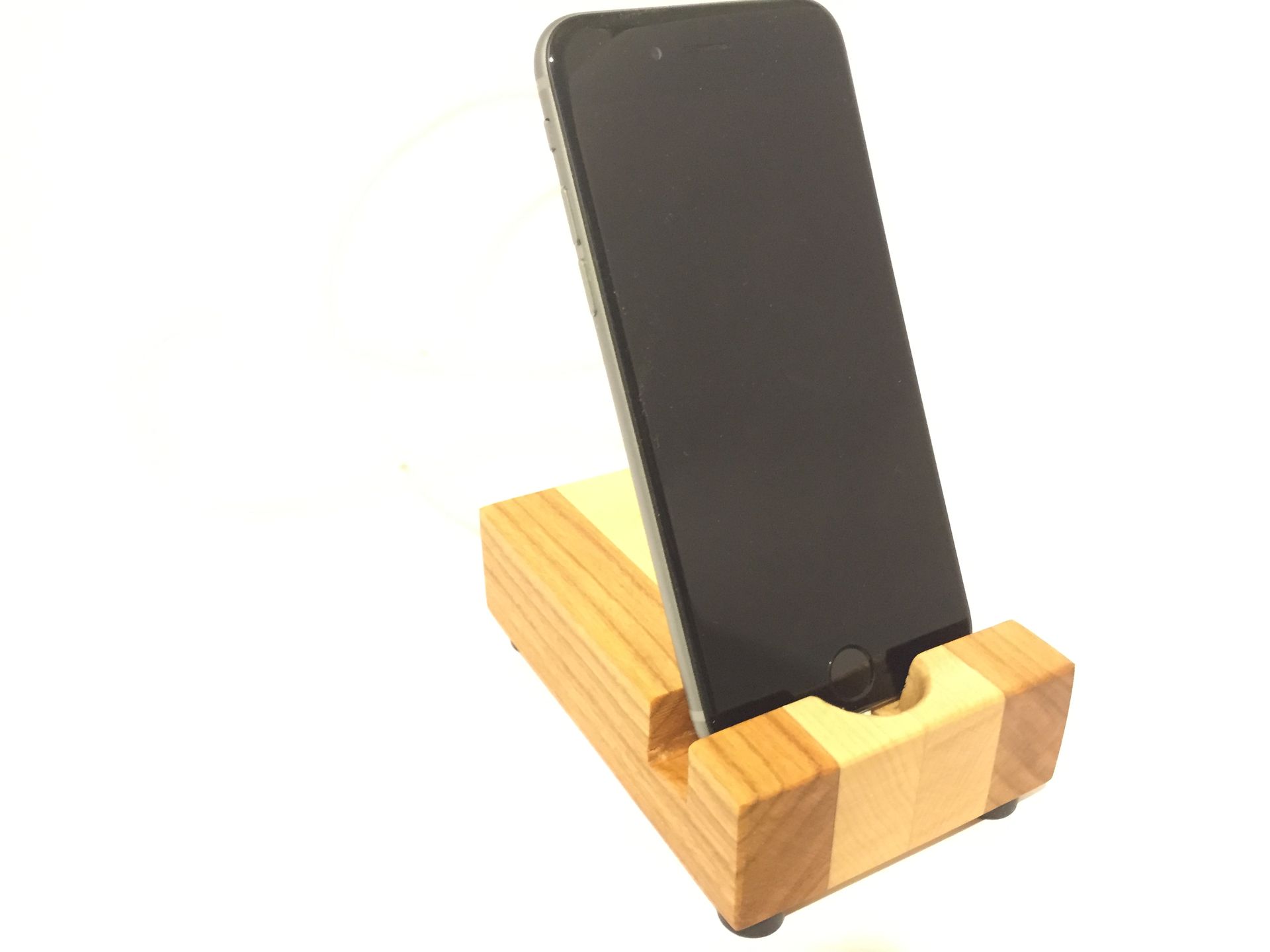 Iphone Dock | Smart Phone | Wood Stand Phone Docking Station | Charging Station | Handcrafted 1