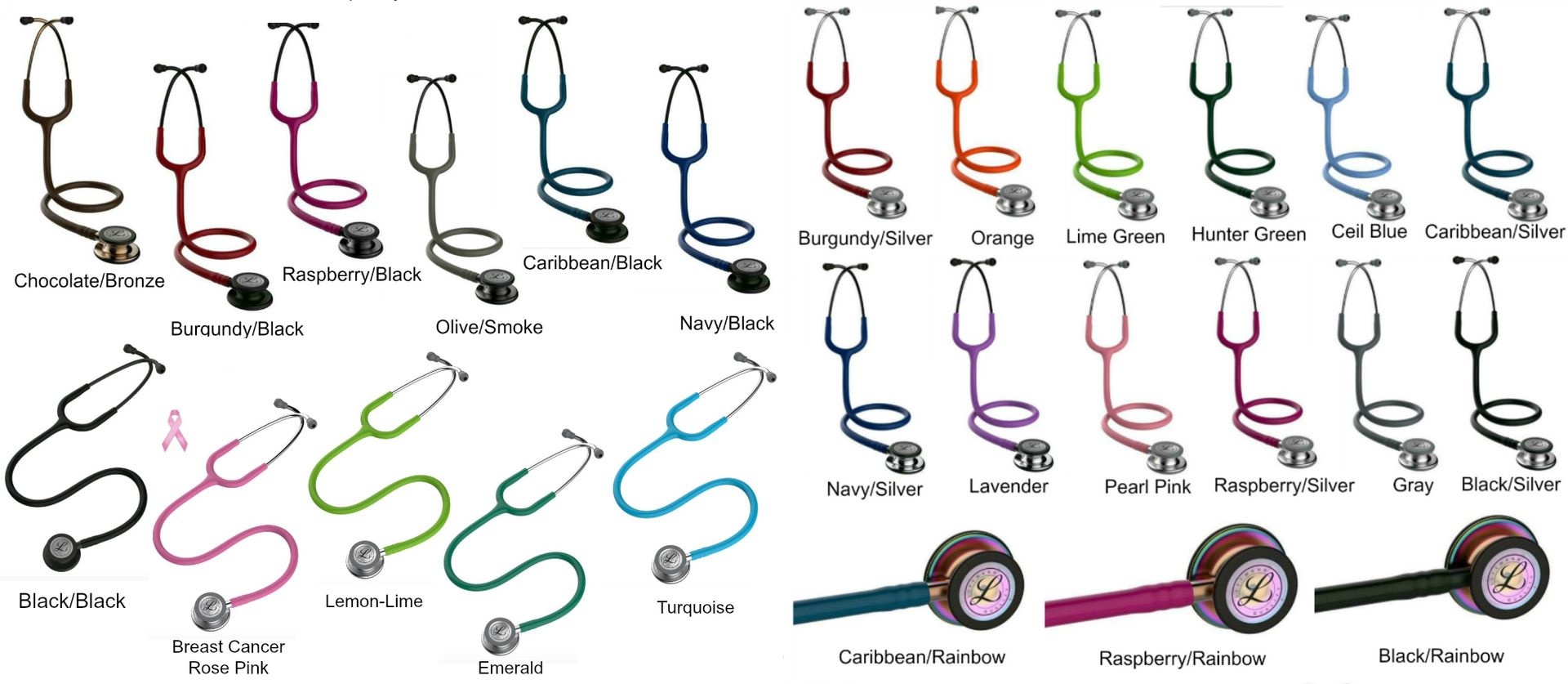 Ombre Crystallized Littmann Classic Iii Stethoscope Medical Nurse Bling European Crystals Bedazzled 3
