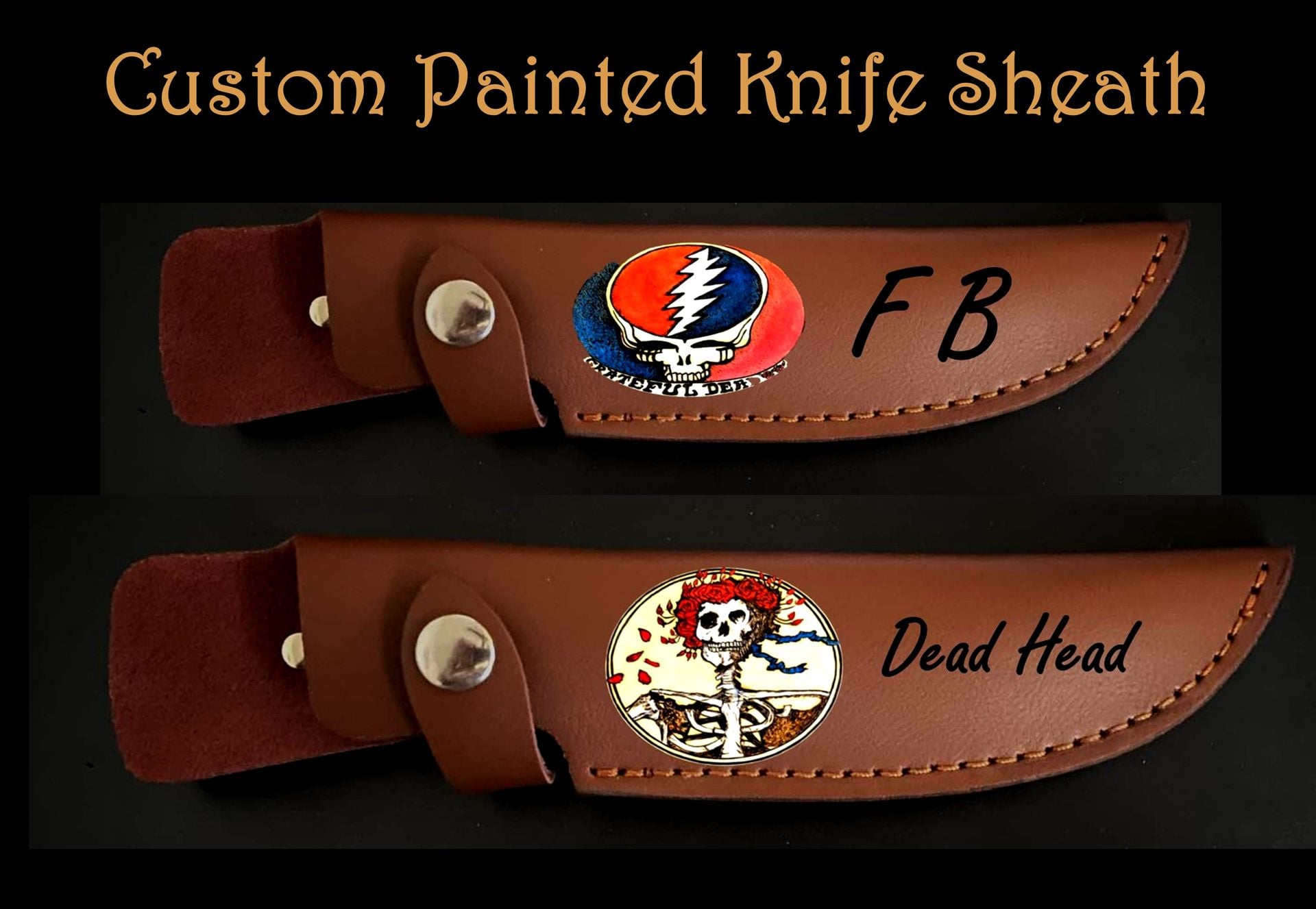 Knife Sheath, Custom Knife Sheath, Personalized, Hunter Gift, Fisherman Gift