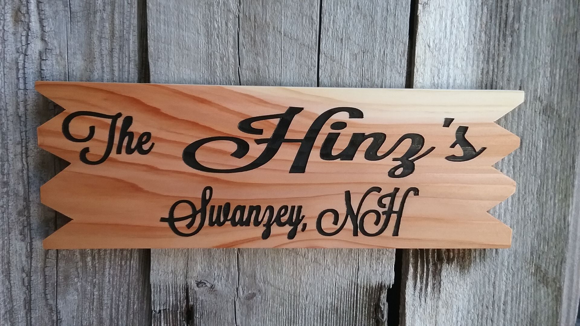 Cedar Name Signs