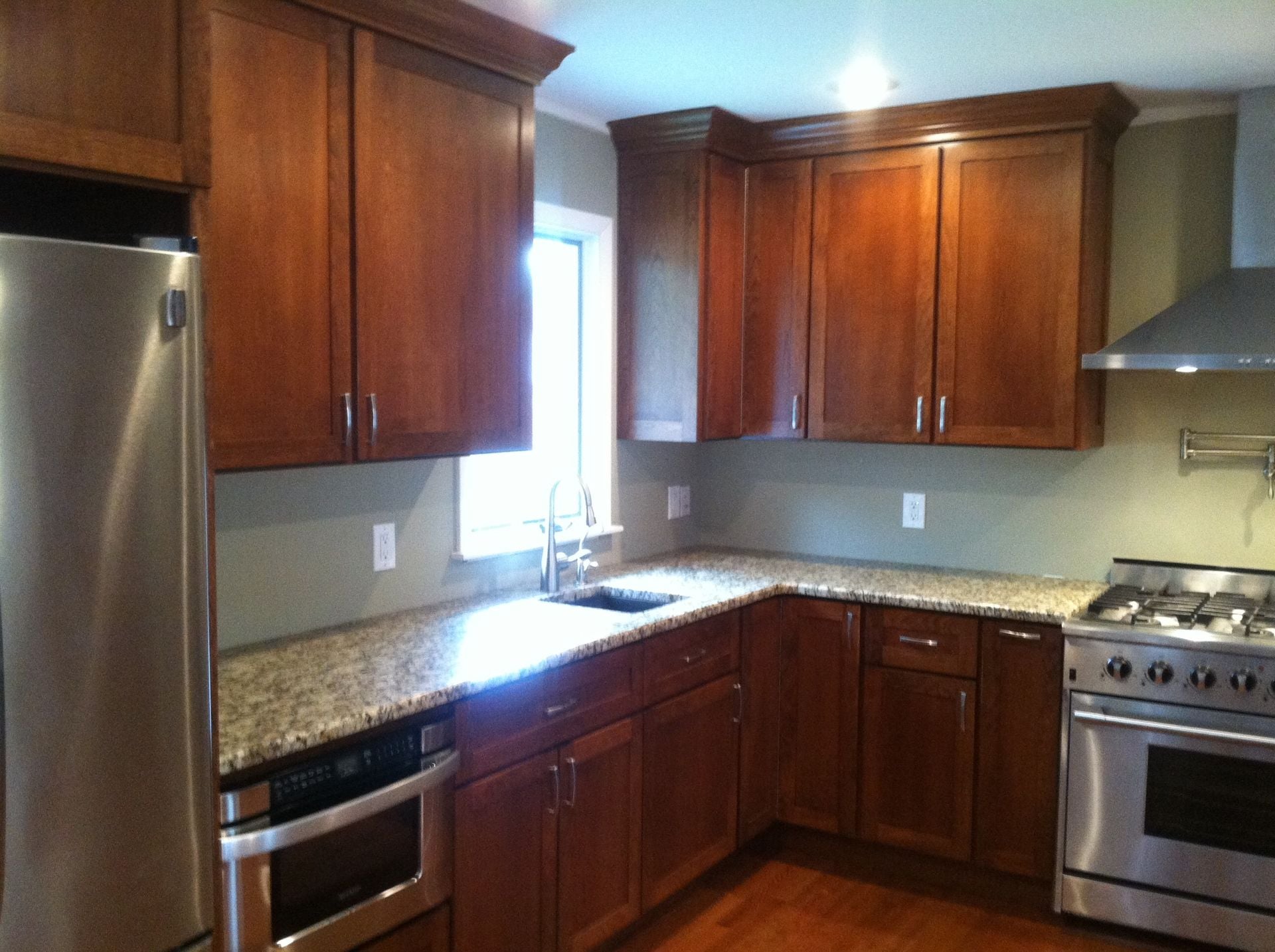 Modern Cherry Custom Kitchen Cabinets 2