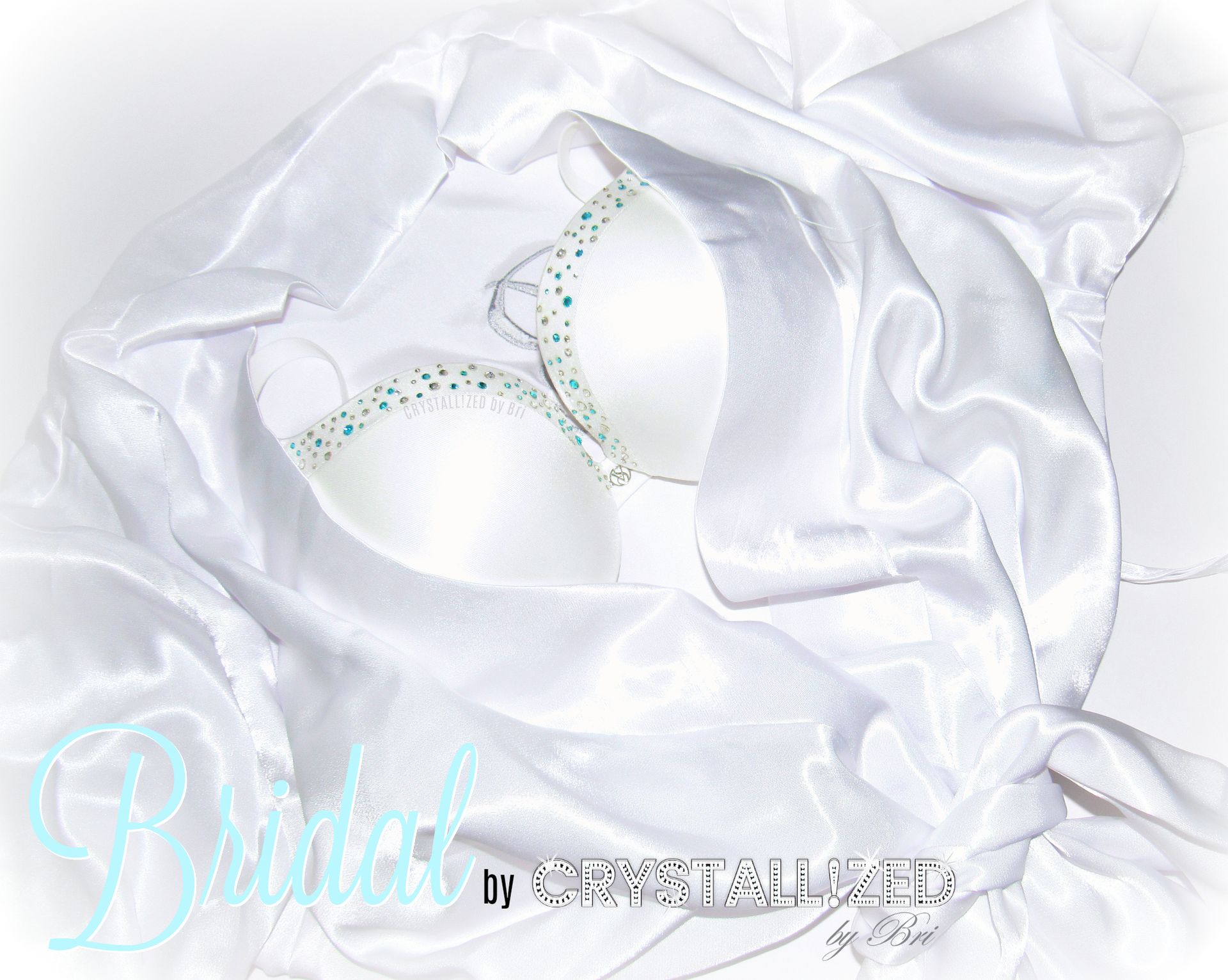 Crystallized Bling Bridal Push Up Bra Made With Swarovski Crystals Bedazzled Wedding Night 5 