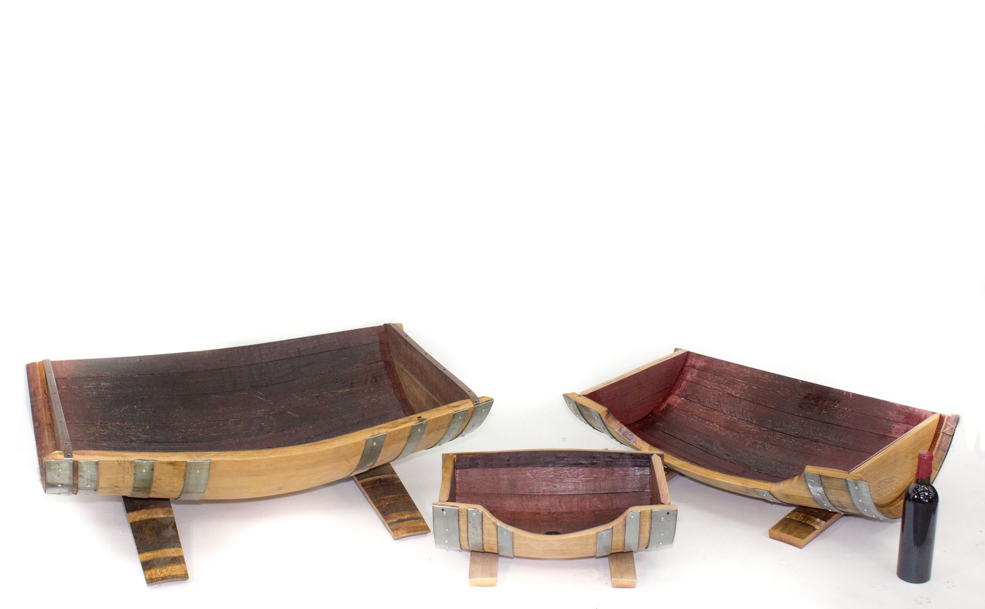 Puncheon Wine Barrel Big Pet Bed - Barca - Custom Retired California Puncheon Barrel