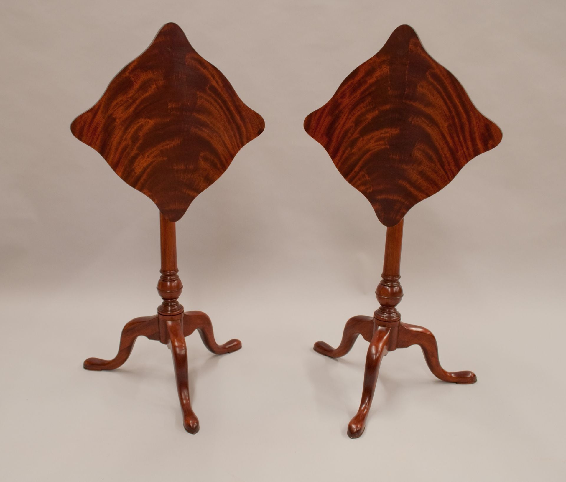 Pair Of Tilt-Top Tables