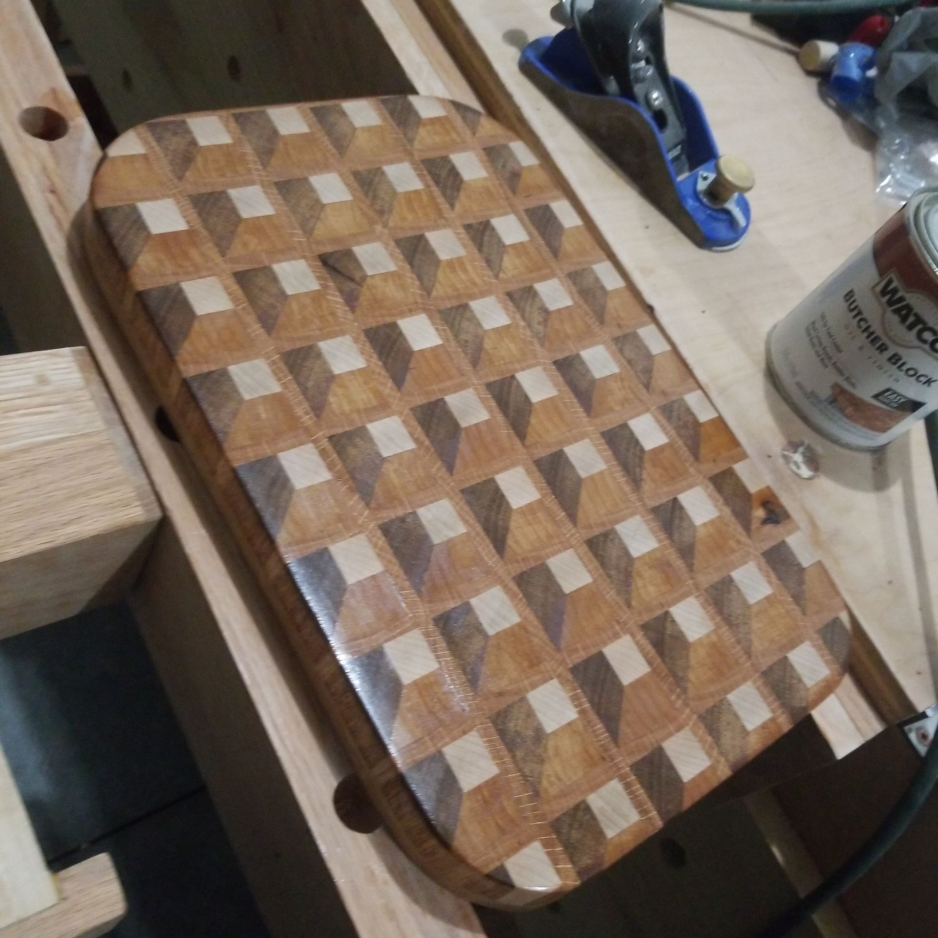 Hardwood End Grain Cutting Board