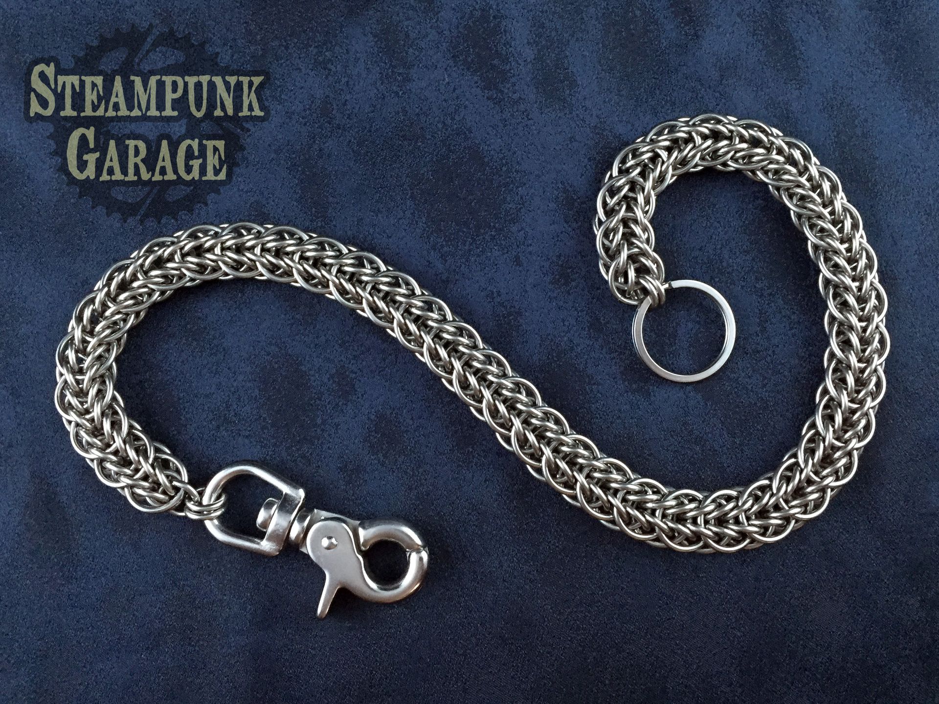 Niflheimr Wallet Chain - Stainless Steel - Handcut Rings 2