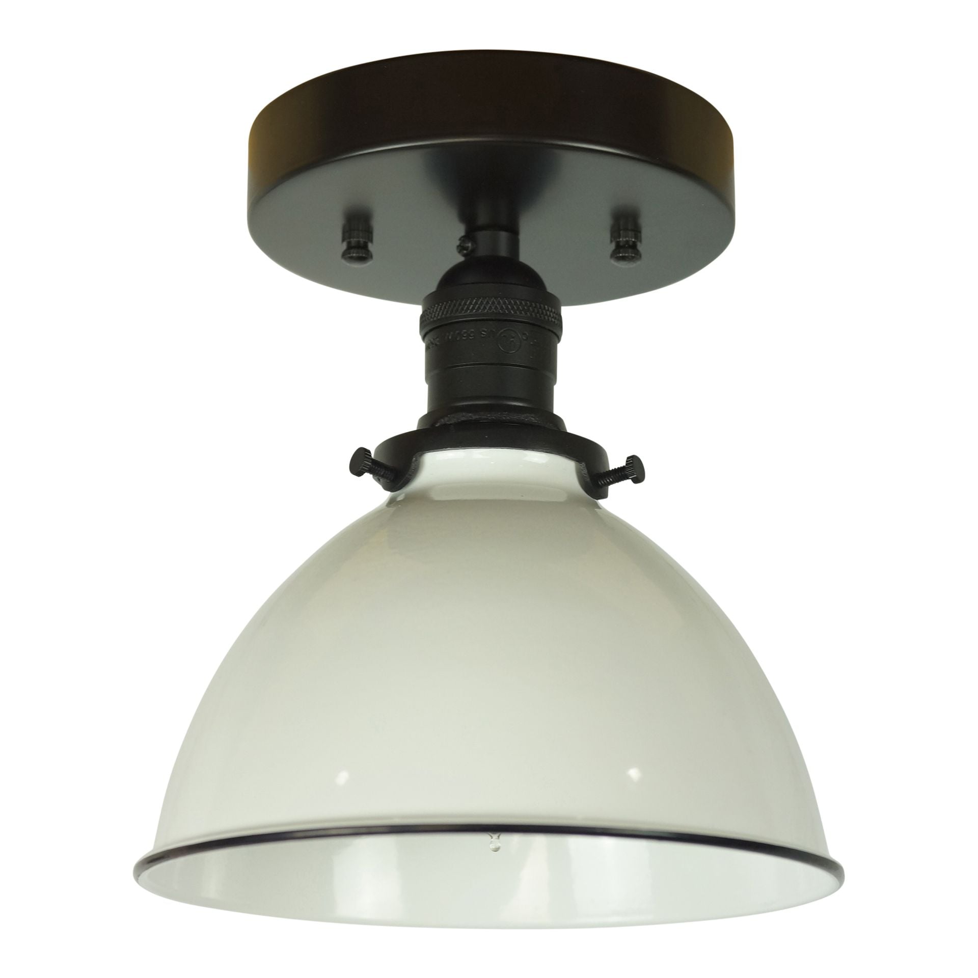 Farmhouse Ii Flush Mount, Matte Black 2 