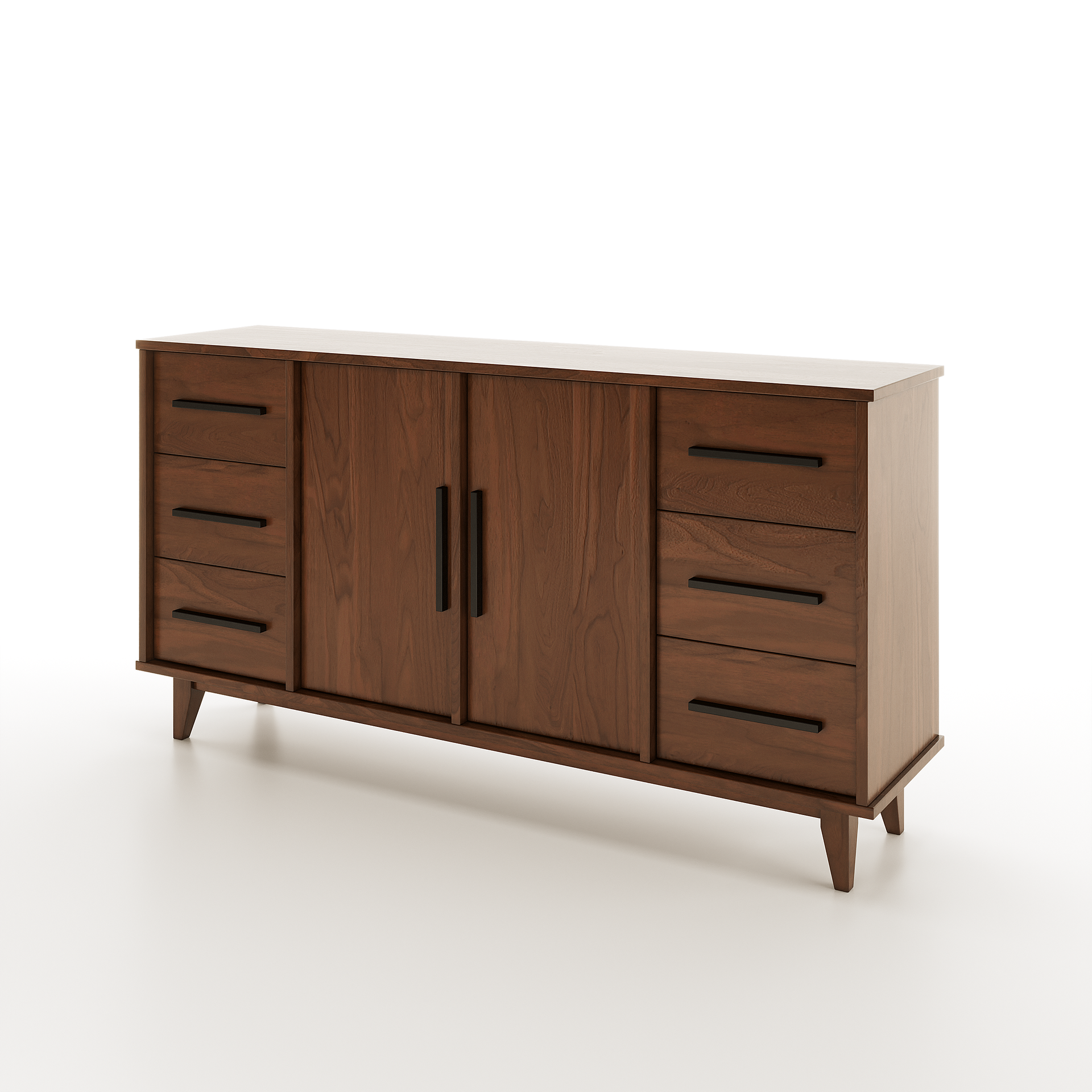 Wooden Dining Room Buffet Table 2 