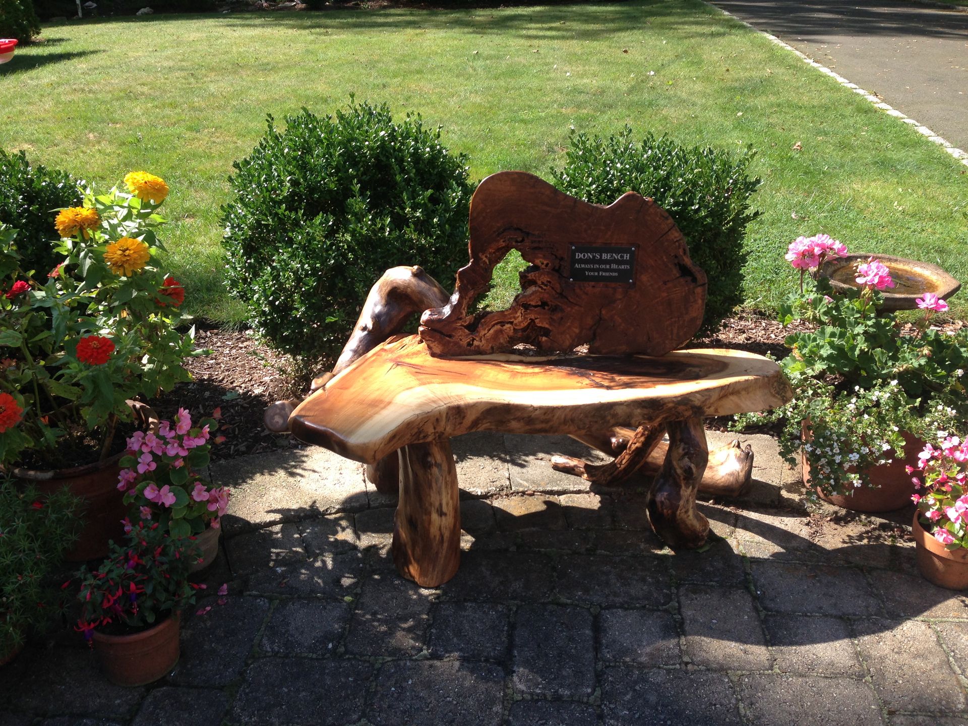 Upcycled Driftwood & Rescued Wood Log Benches 3 