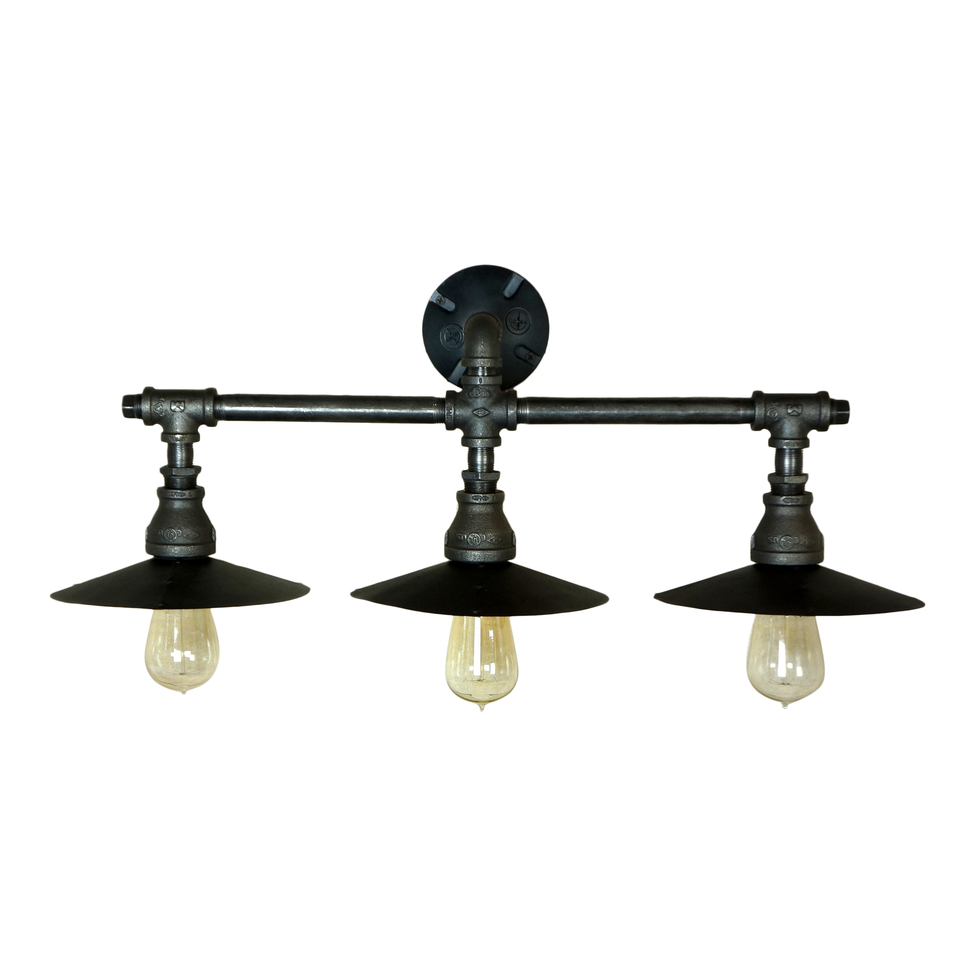 Homestead Vanity Light With Tin Shades