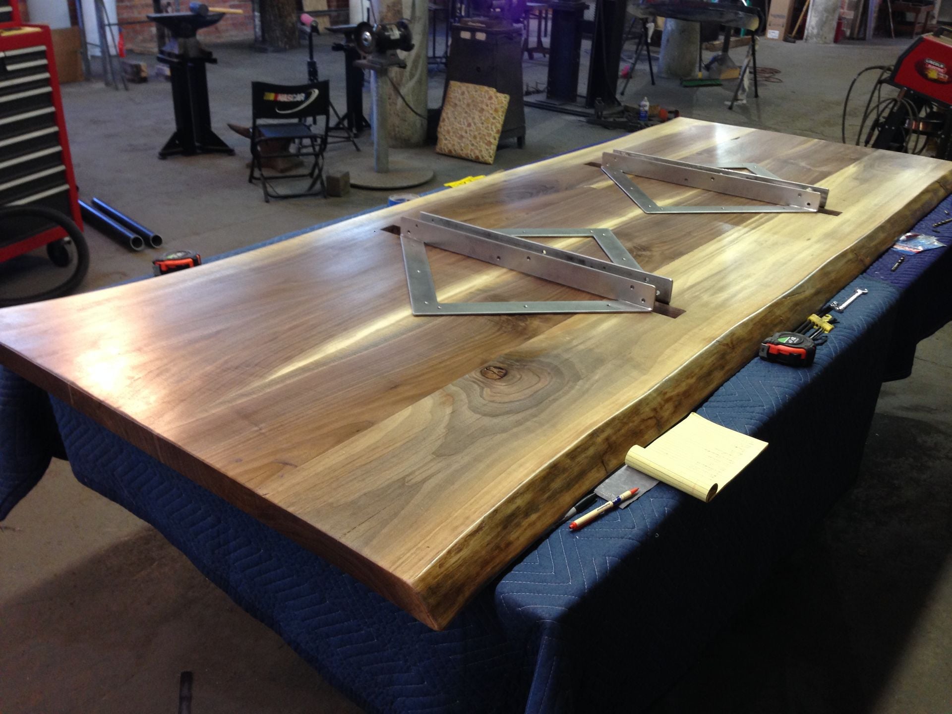 Live Edge Black Walnut With Acrylic Base 3 