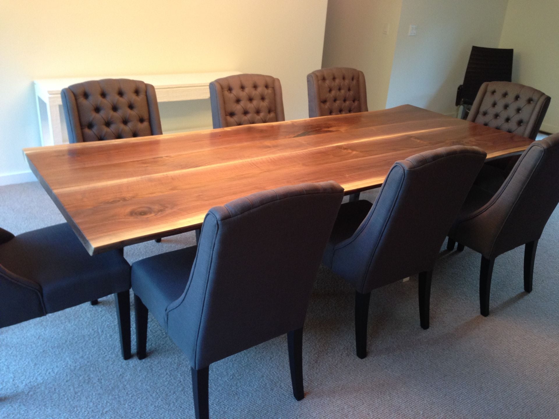 Live Edge Black Walnut With Acrylic Base