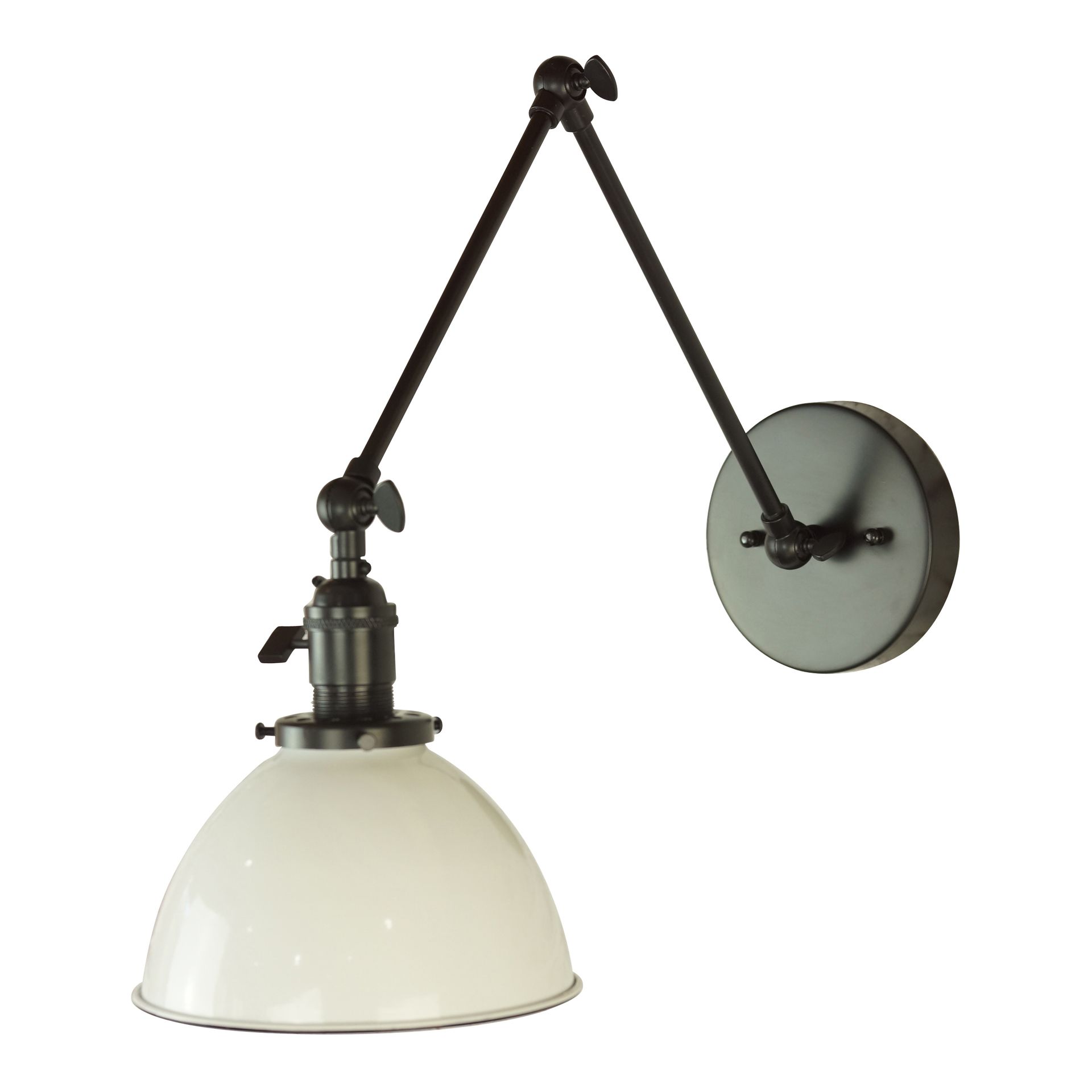 Milton 1-Light Adjustable Wall Lamp
