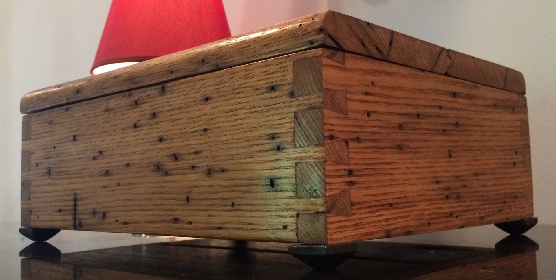 Reclaimed American Wormy Chestnut Box 3