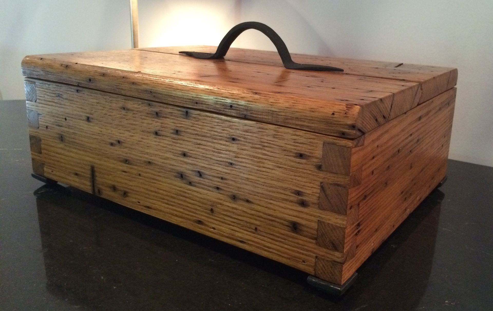 Reclaimed American Wormy Chestnut Box