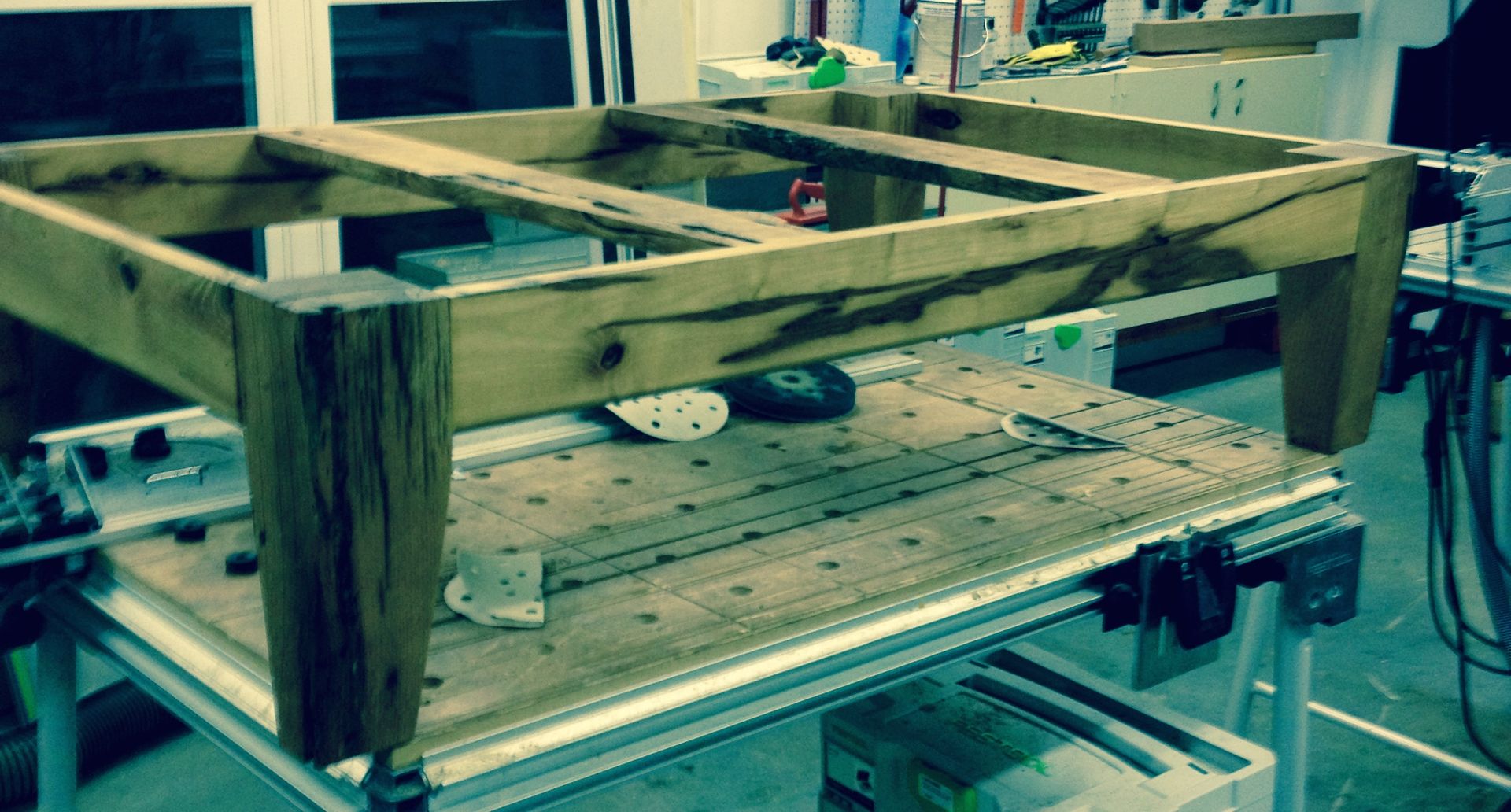 Elevated Dog Crate Platform 2