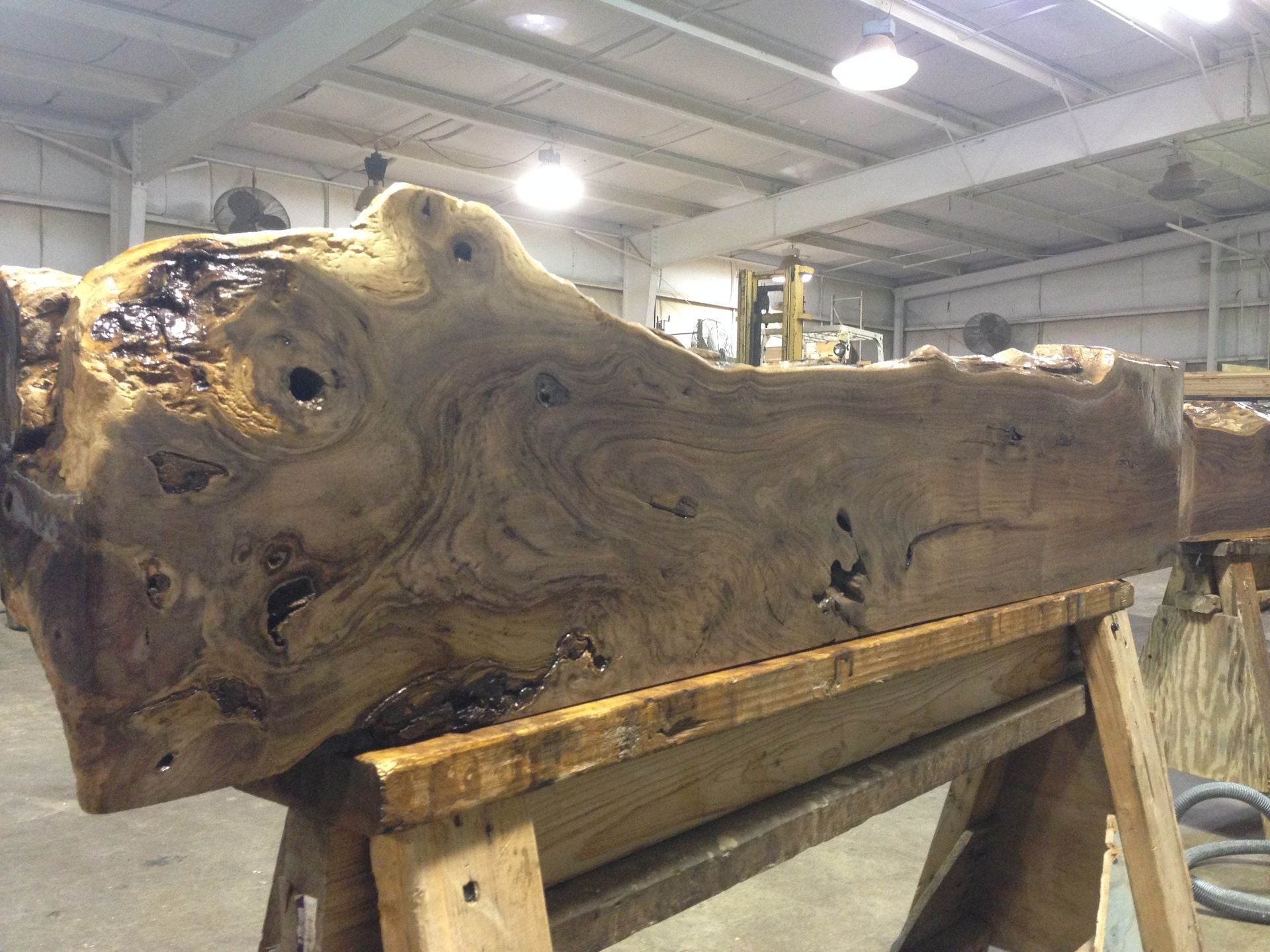 Live Edge Walnut Mantel