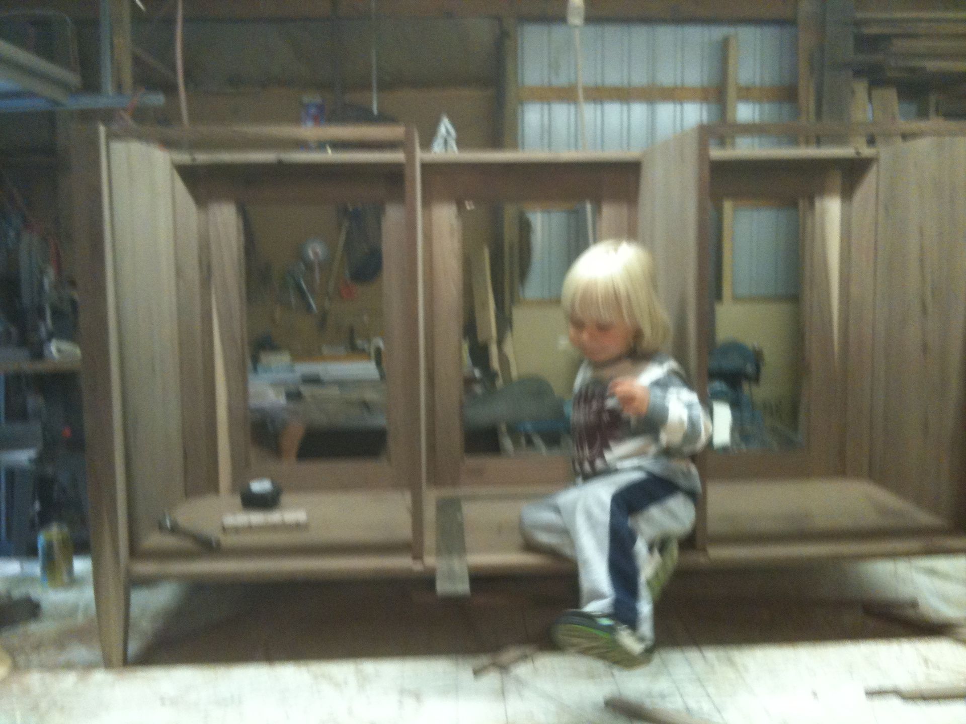 Black Walnut Sink Base W/ Mirror 5 